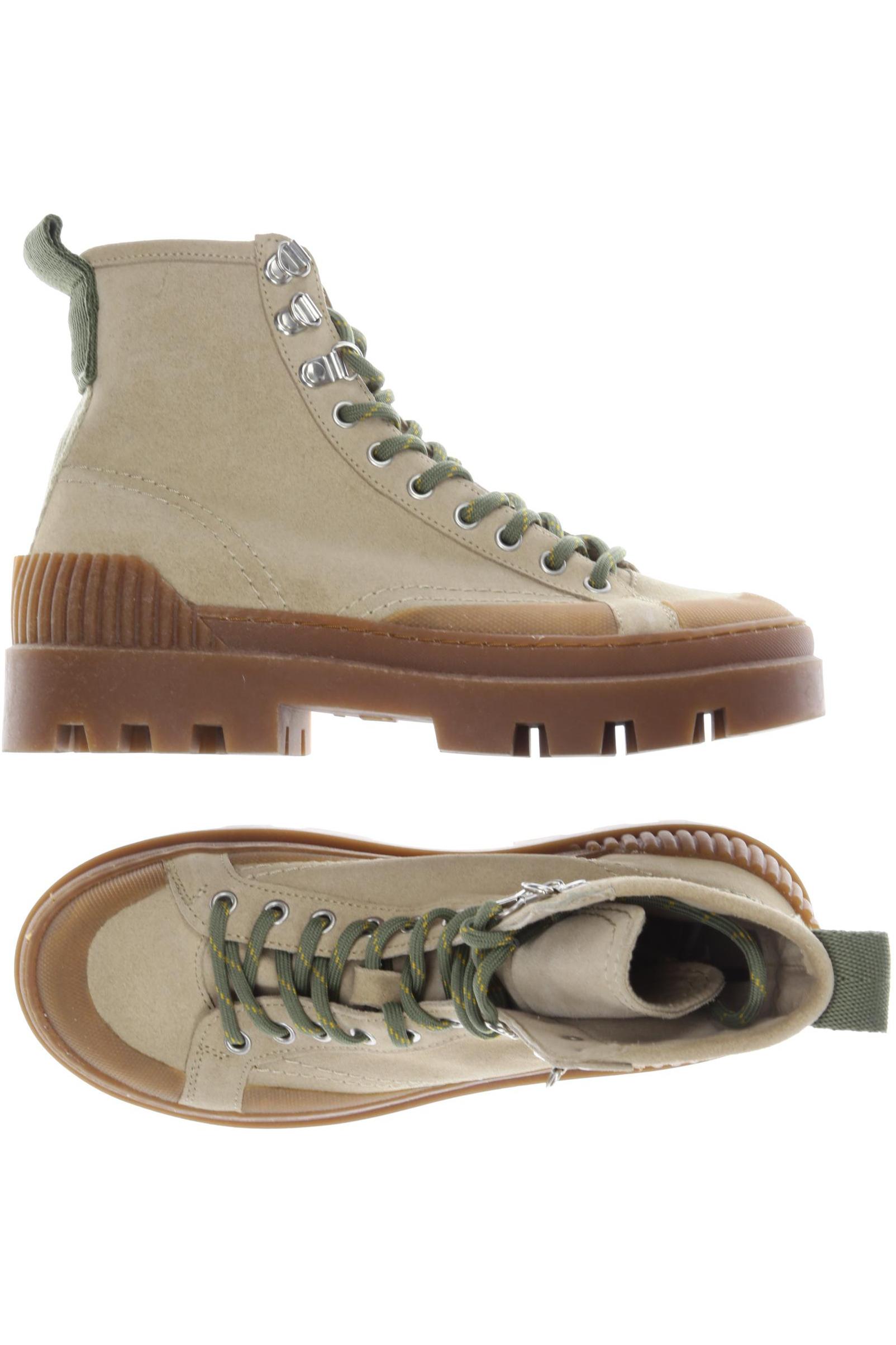 

Zara Damen Stiefelette, beige, Gr. 38
