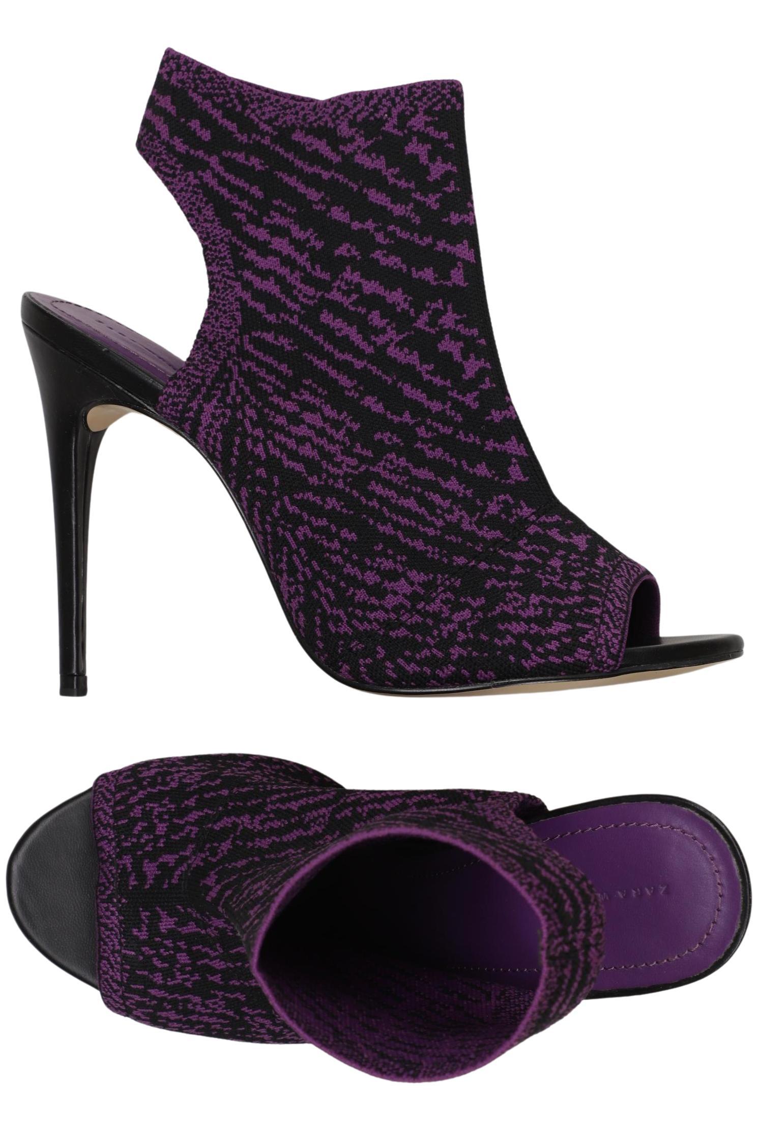 

Zara Damen Stiefelette, flieder, Gr. 40