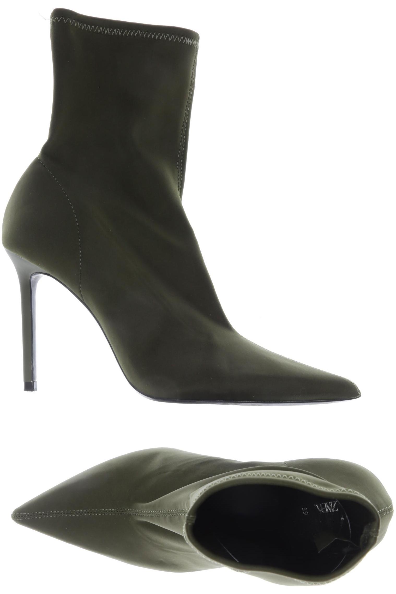 

Zara Damen Stiefelette, grün, Gr. 39