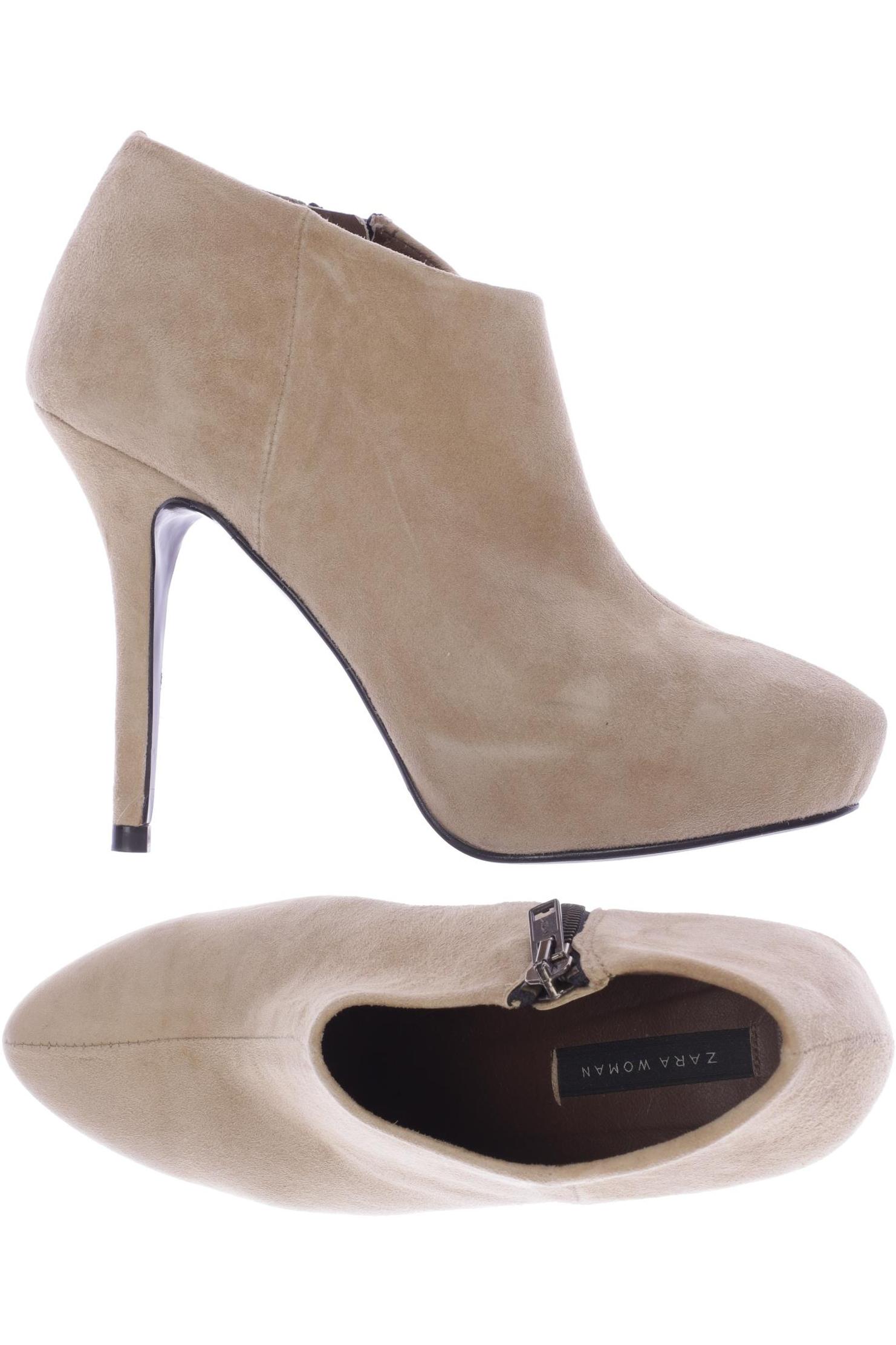 

Zara Damen Stiefelette, beige, Gr. 36