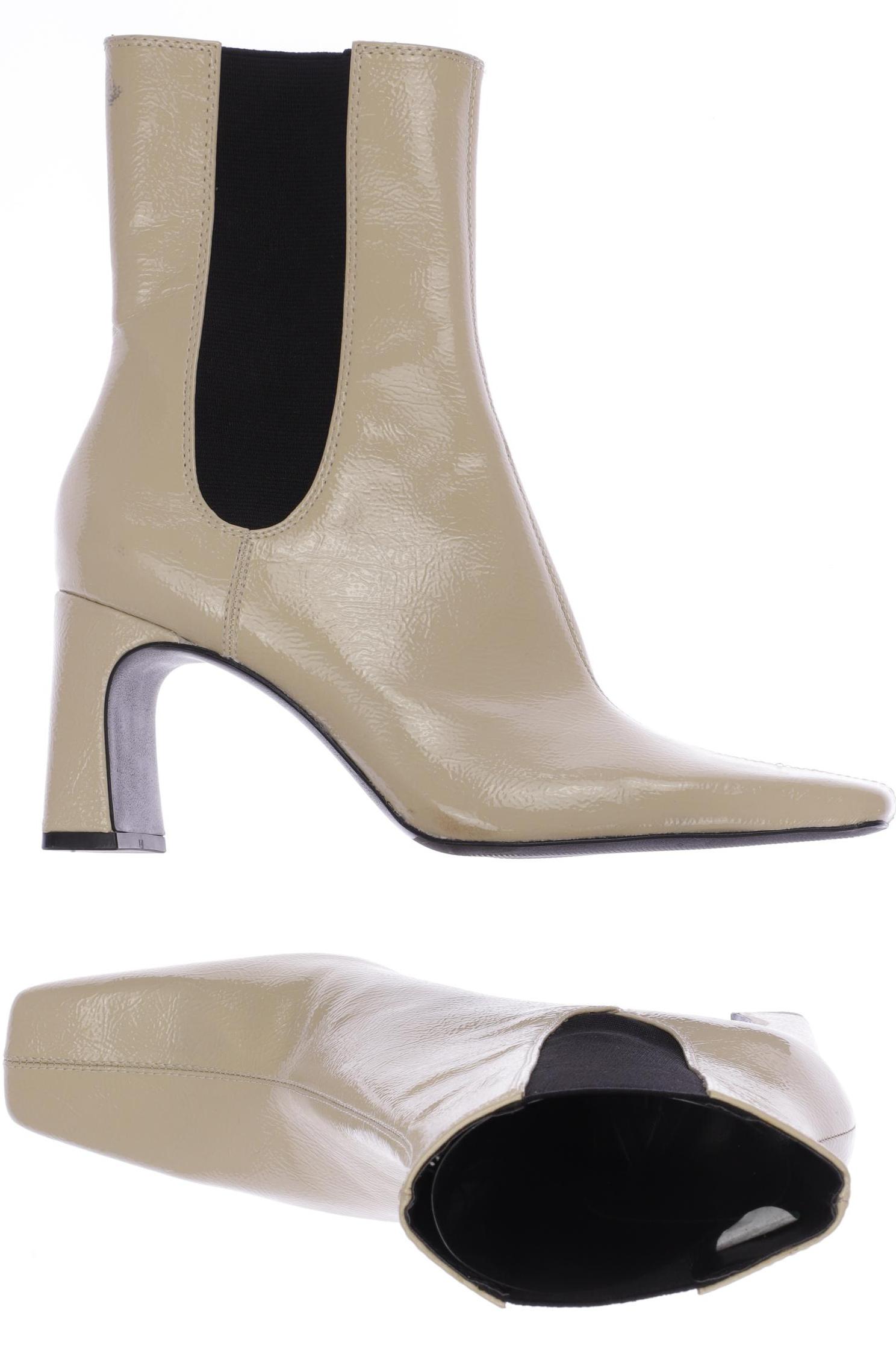 

ZARA Damen Stiefelette, beige