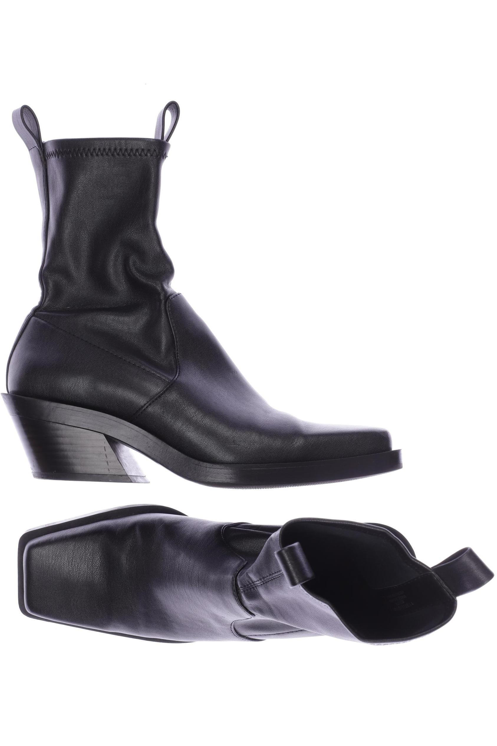 

ZARA Damen Stiefelette, schwarz