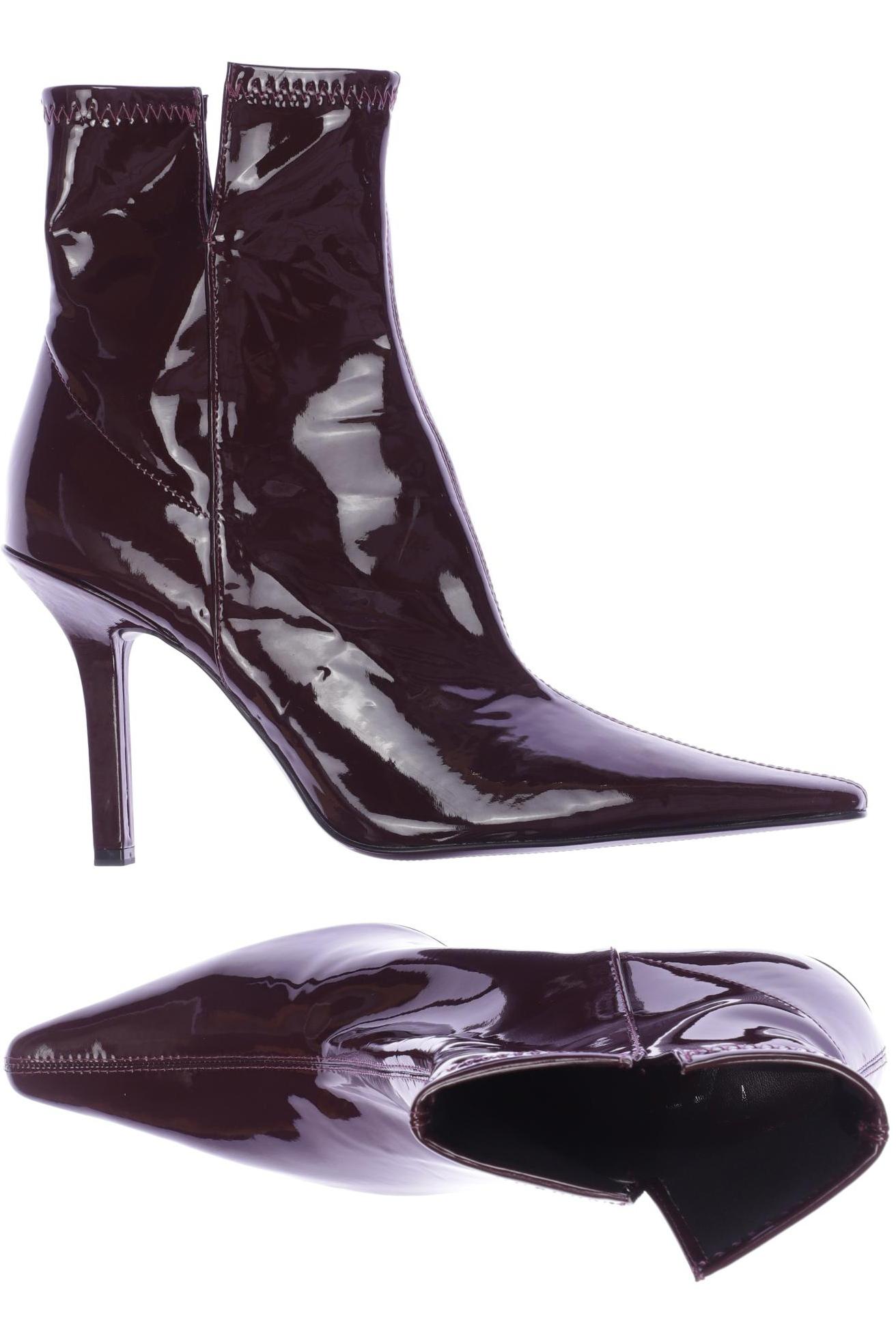 

Zara Damen Stiefelette, bordeaux, Gr. 38