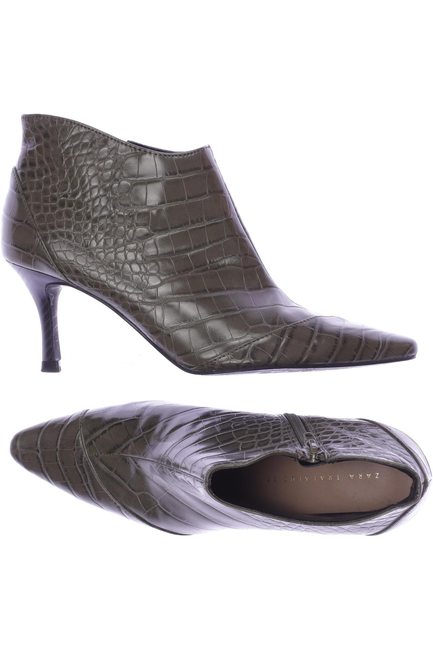 

Zara Damen Stiefelette, grün, Gr. 37
