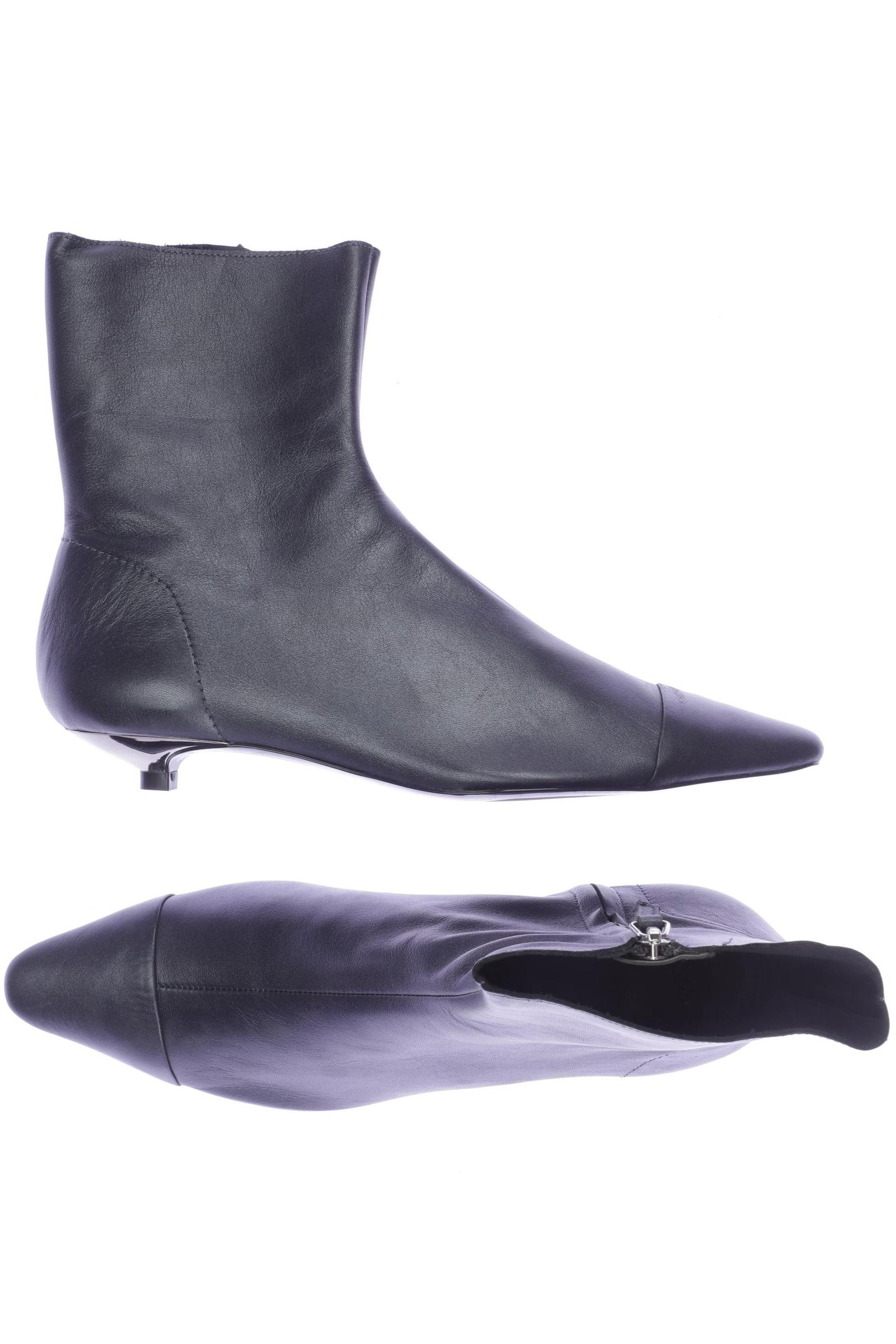 

ZARA Damen Stiefelette, marineblau