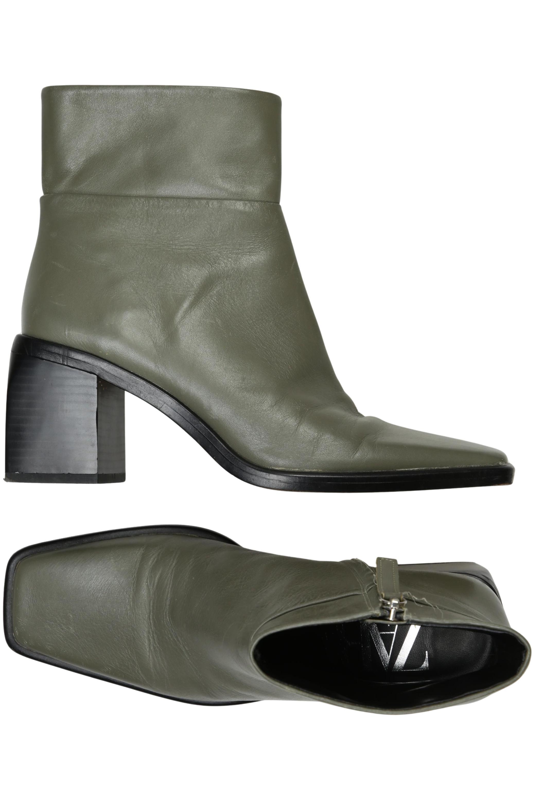 

Zara Damen Stiefelette, grün, Gr. 38