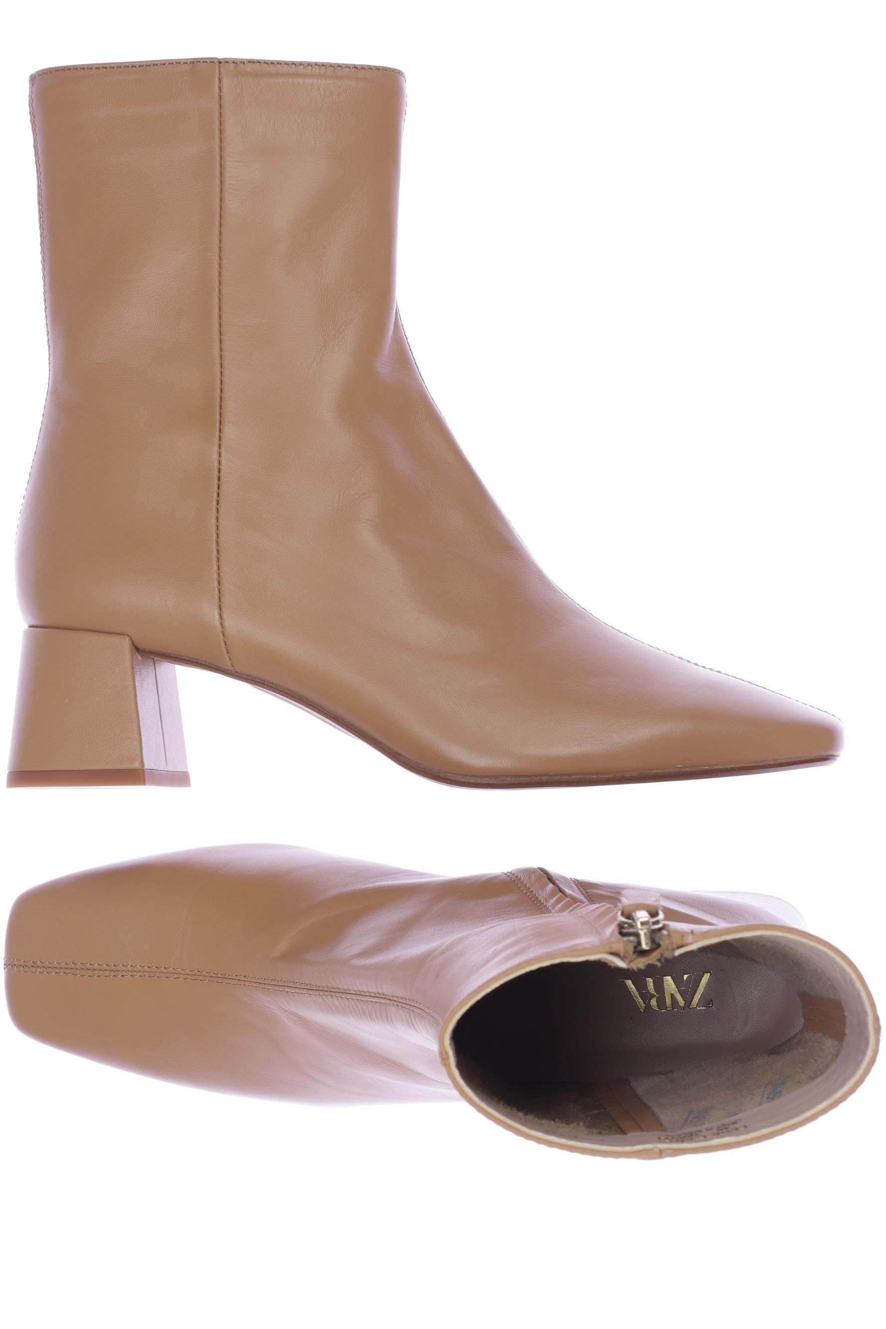 

Zara Damen Stiefelette, beige, Gr. 40