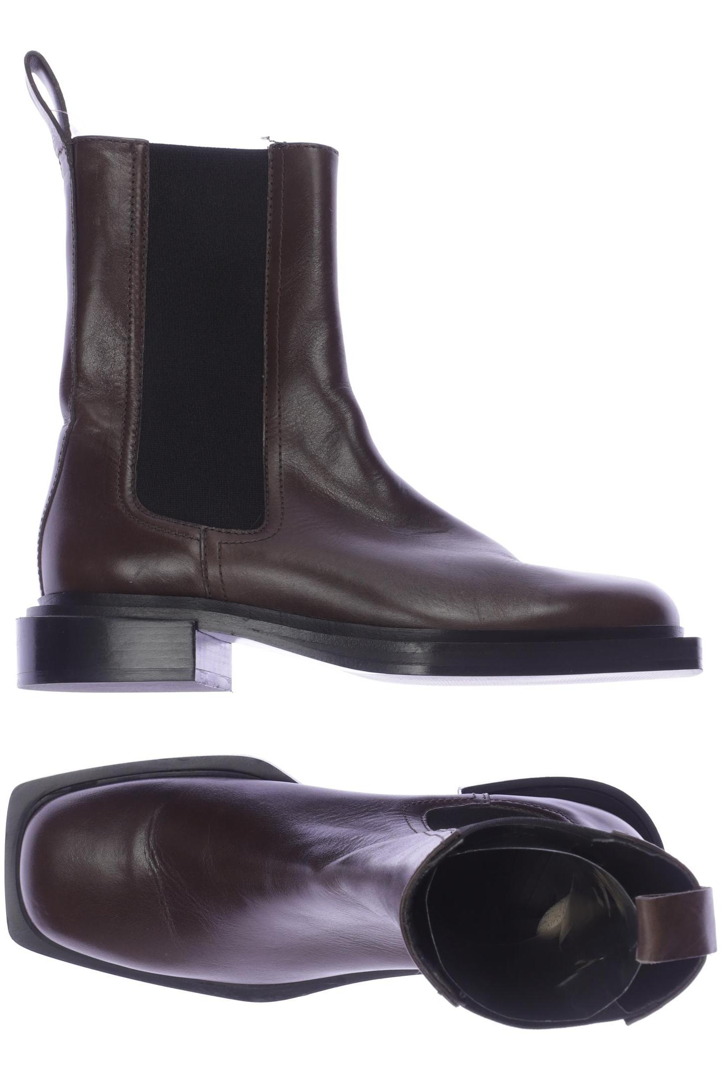 

ZARA Damen Stiefelette, braun