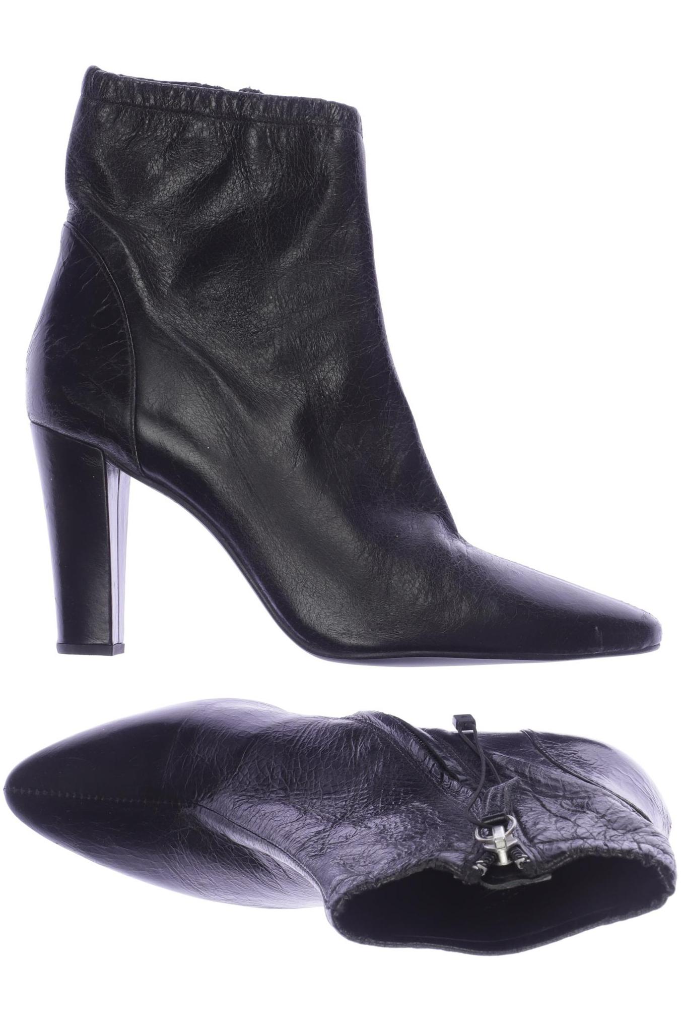 

ZARA Damen Stiefelette, schwarz