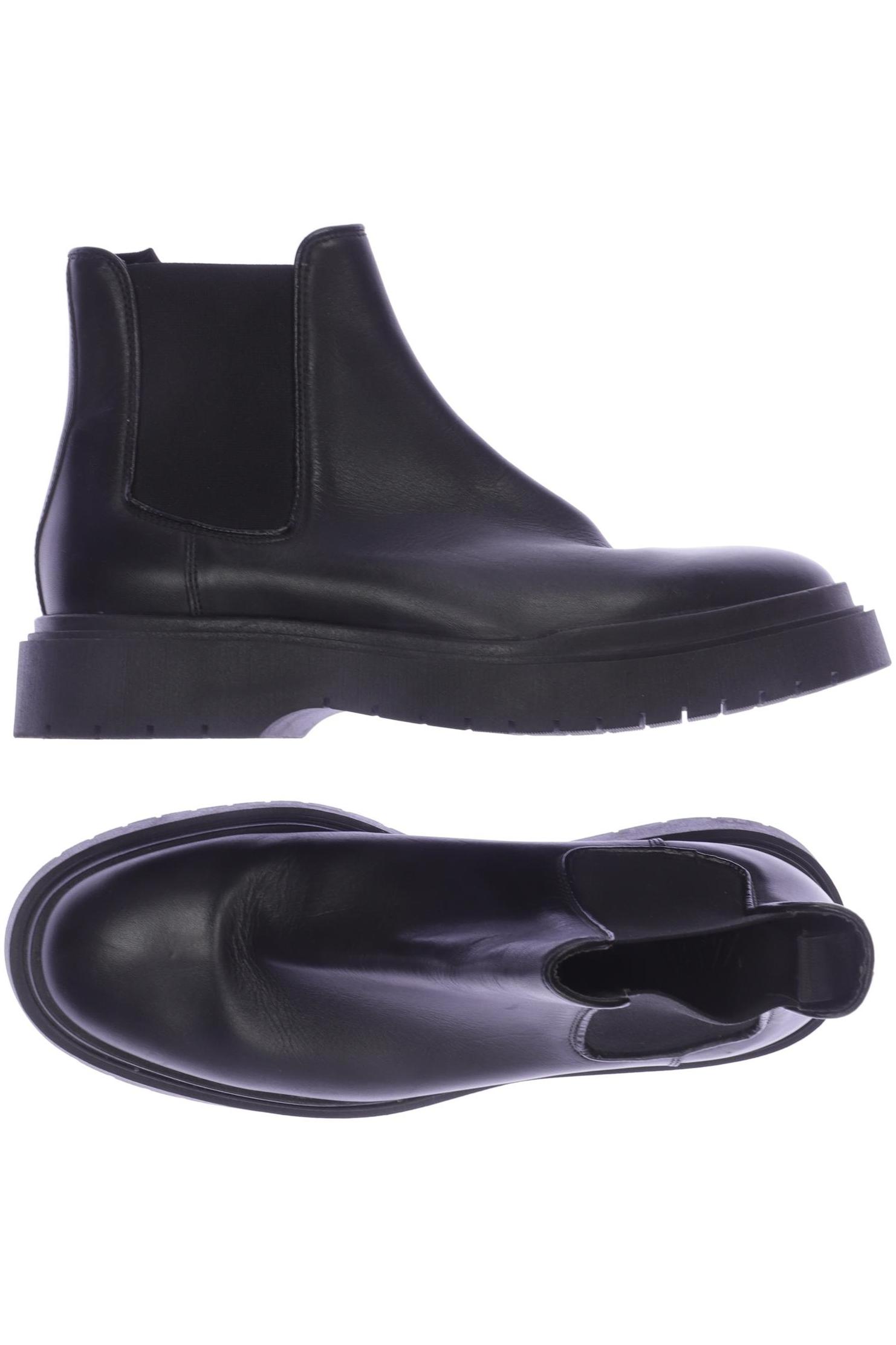 

ZARA Damen Stiefelette, schwarz