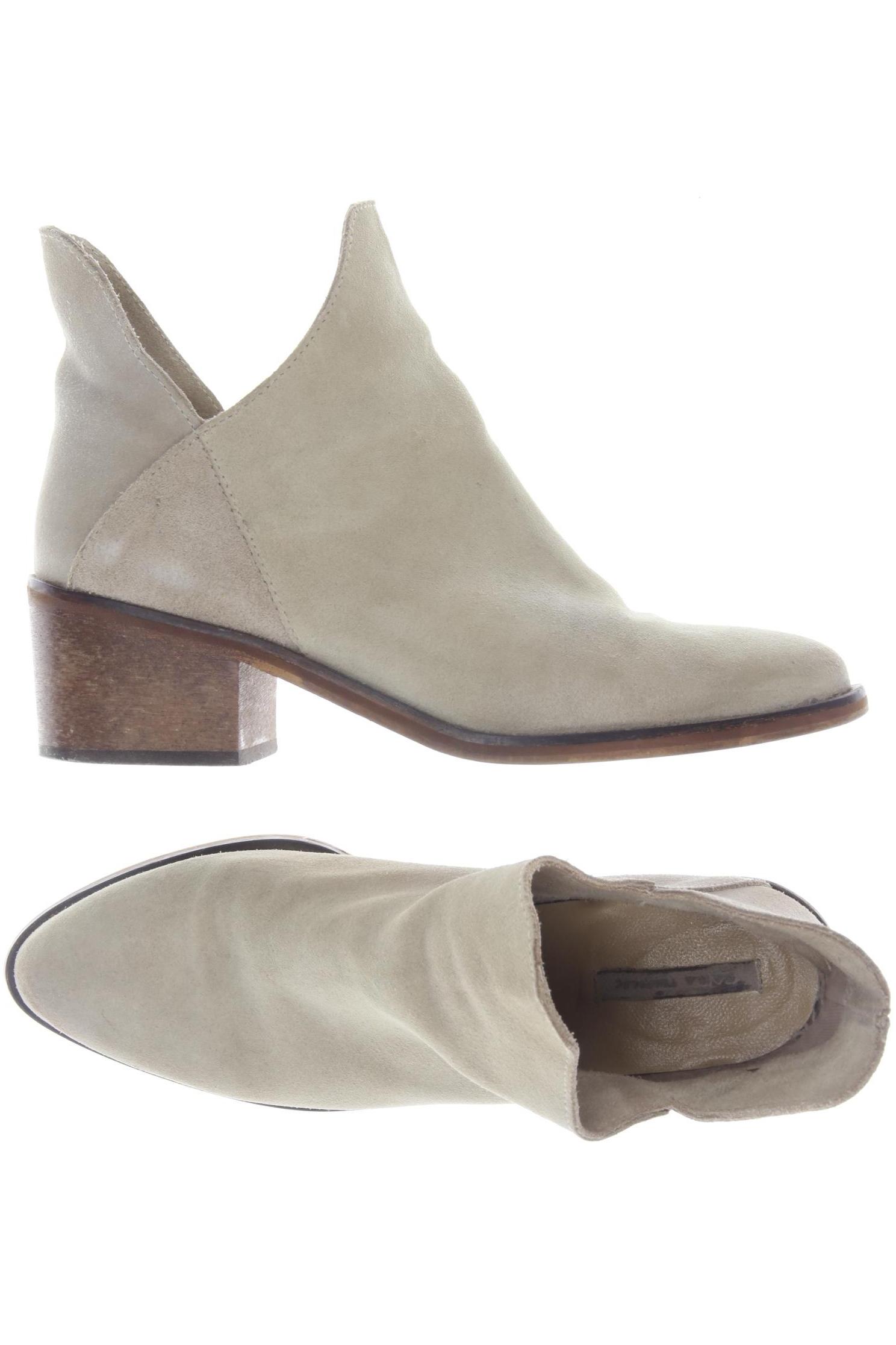 

ZARA Damen Stiefelette, beige