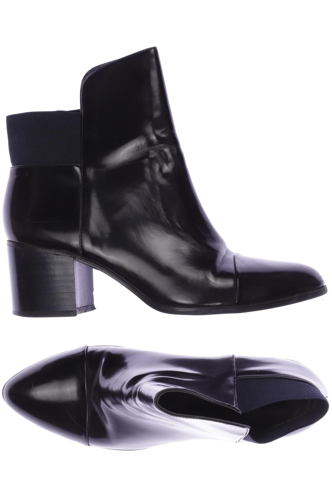 

ZARA Damen Stiefelette, schwarz