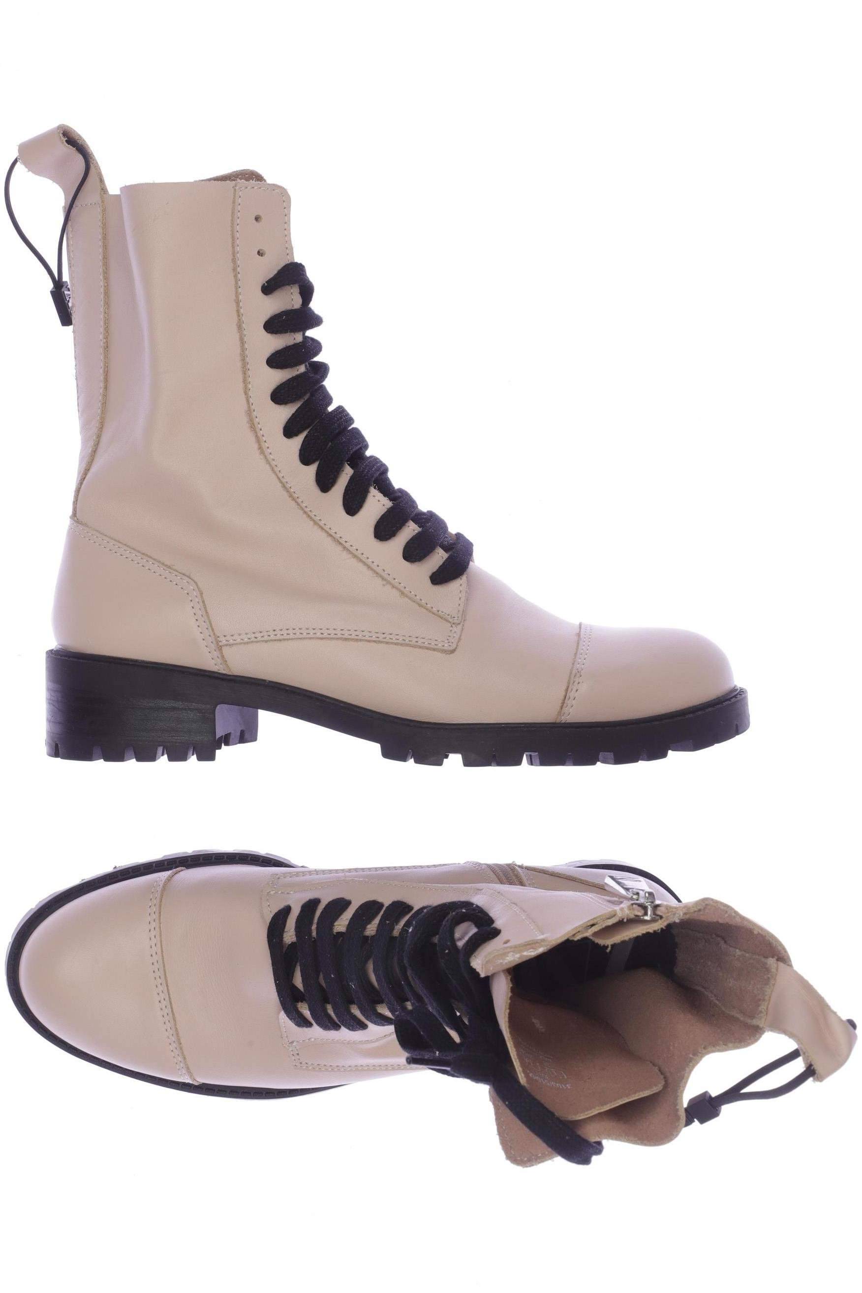 

Zara Damen Stiefelette, beige, Gr. 38