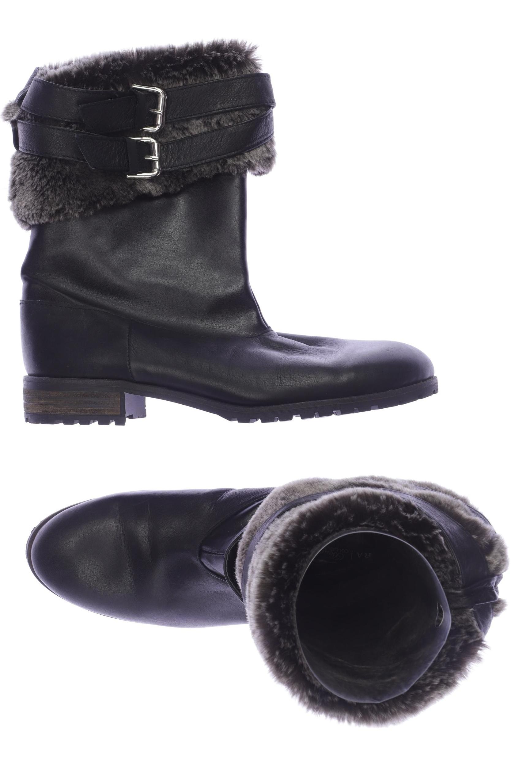 

ZARA Damen Stiefelette, schwarz