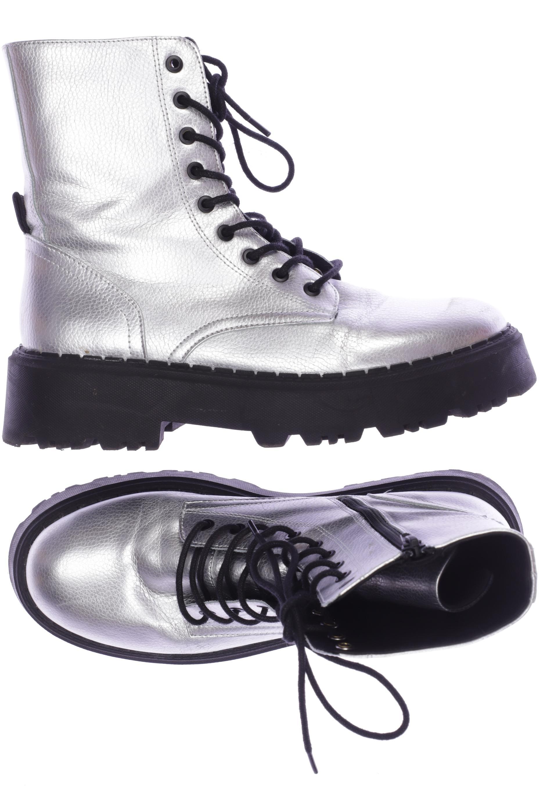 

Zara Damen Stiefelette, silber, Gr. 39