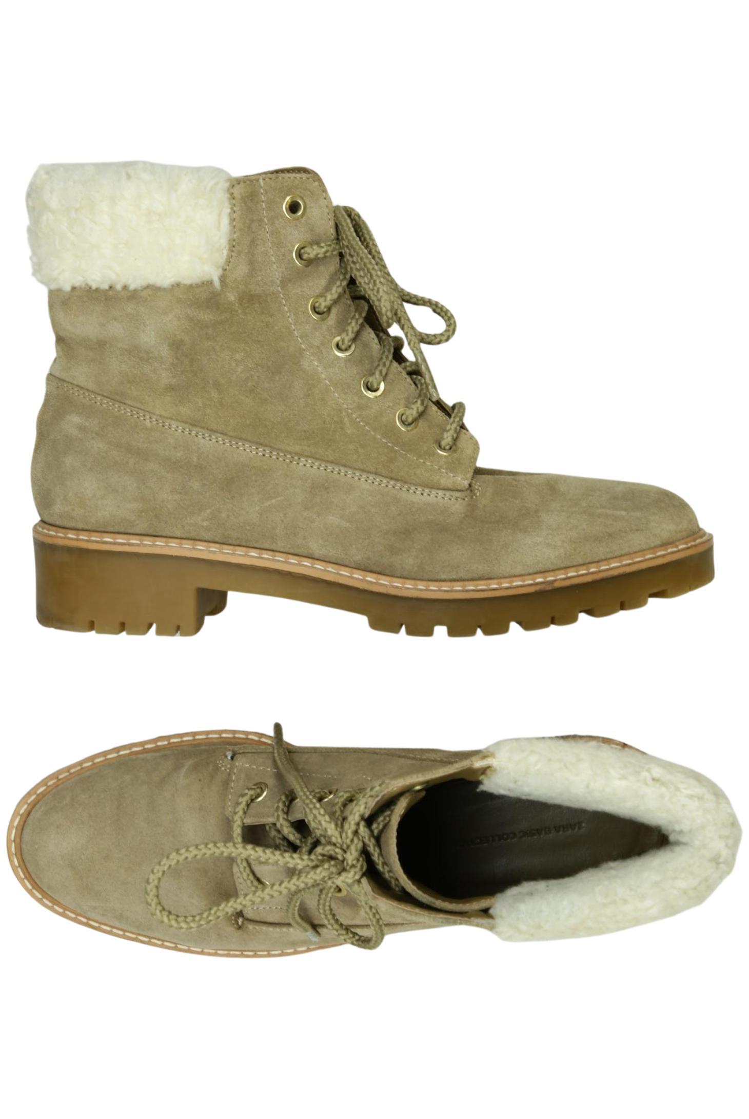 

Zara Damen Stiefelette, beige, Gr. 40