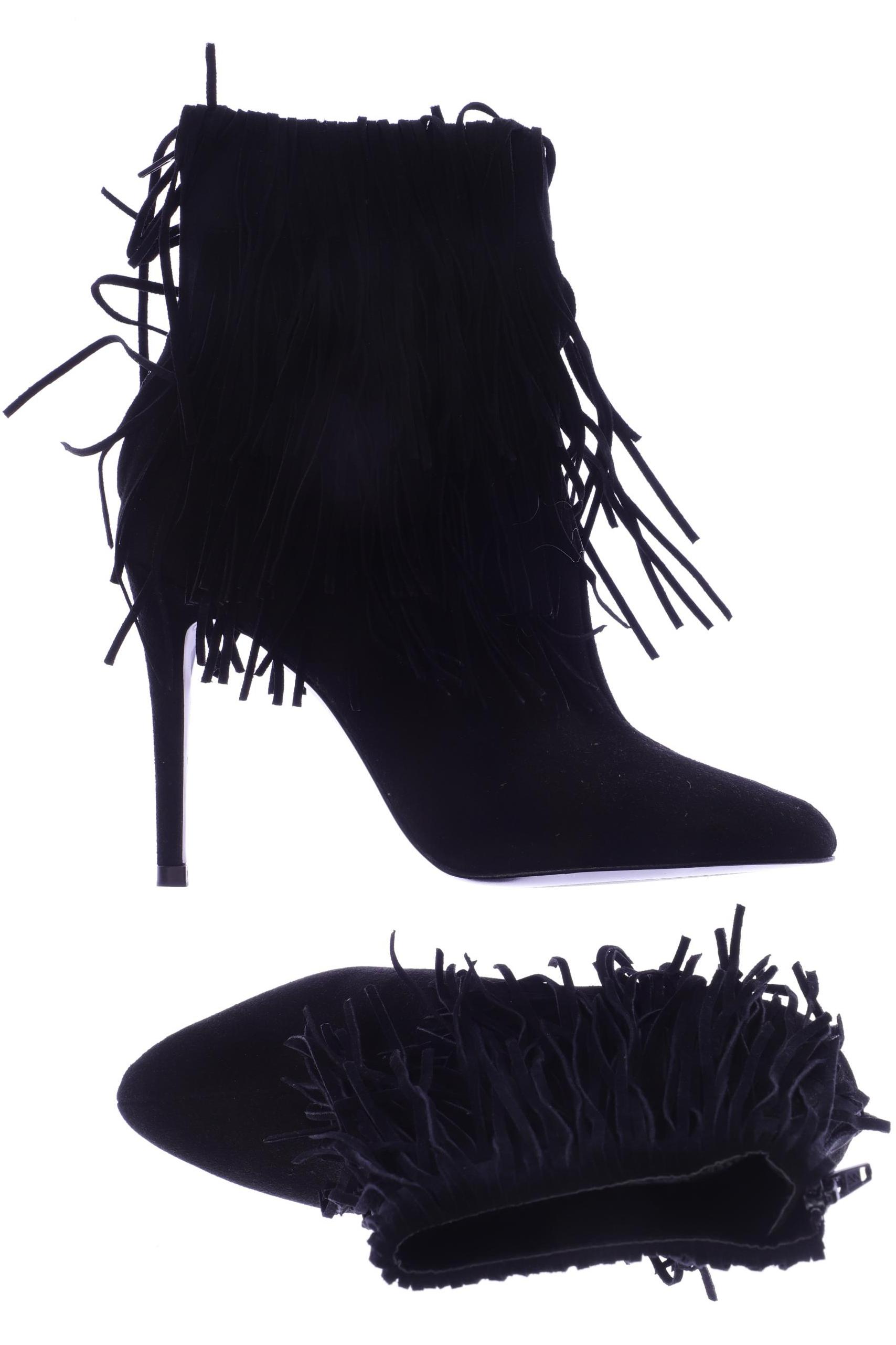 

ZARA Damen Stiefelette, schwarz