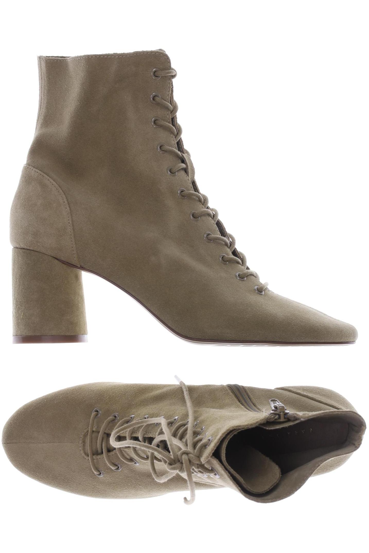 

ZARA Damen Stiefelette, beige