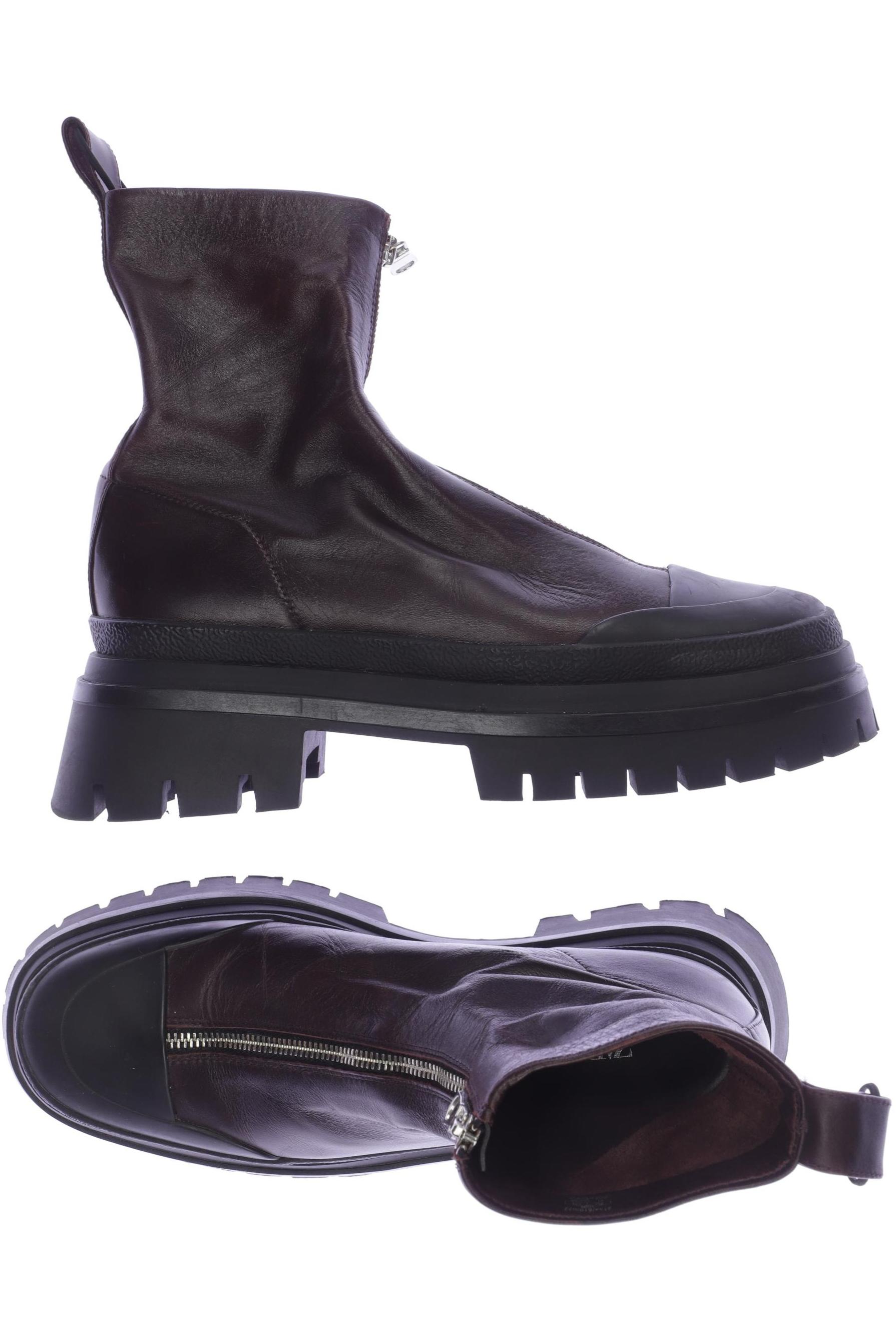 

Zara Damen Stiefelette, bordeaux, Gr. 41