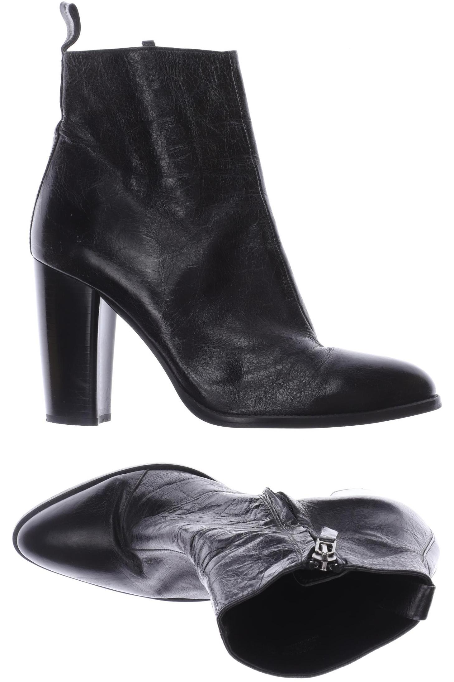 

ZARA Damen Stiefelette, schwarz
