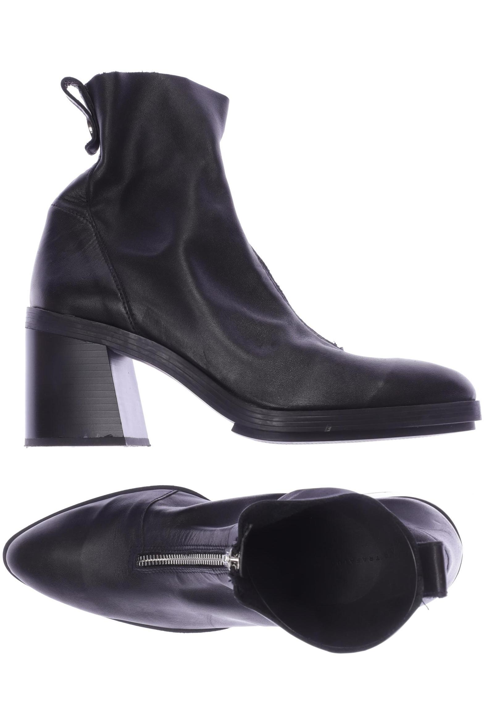 

ZARA Damen Stiefelette, schwarz