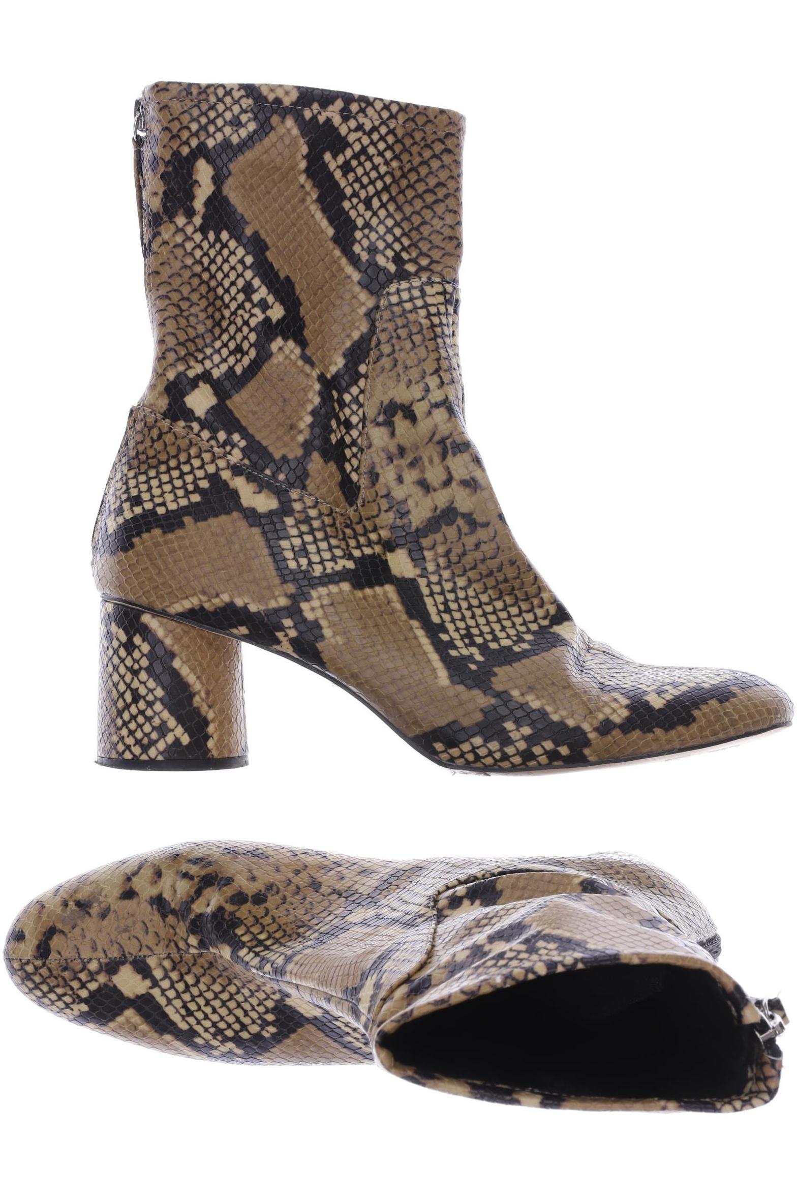 

ZARA Damen Stiefelette, beige