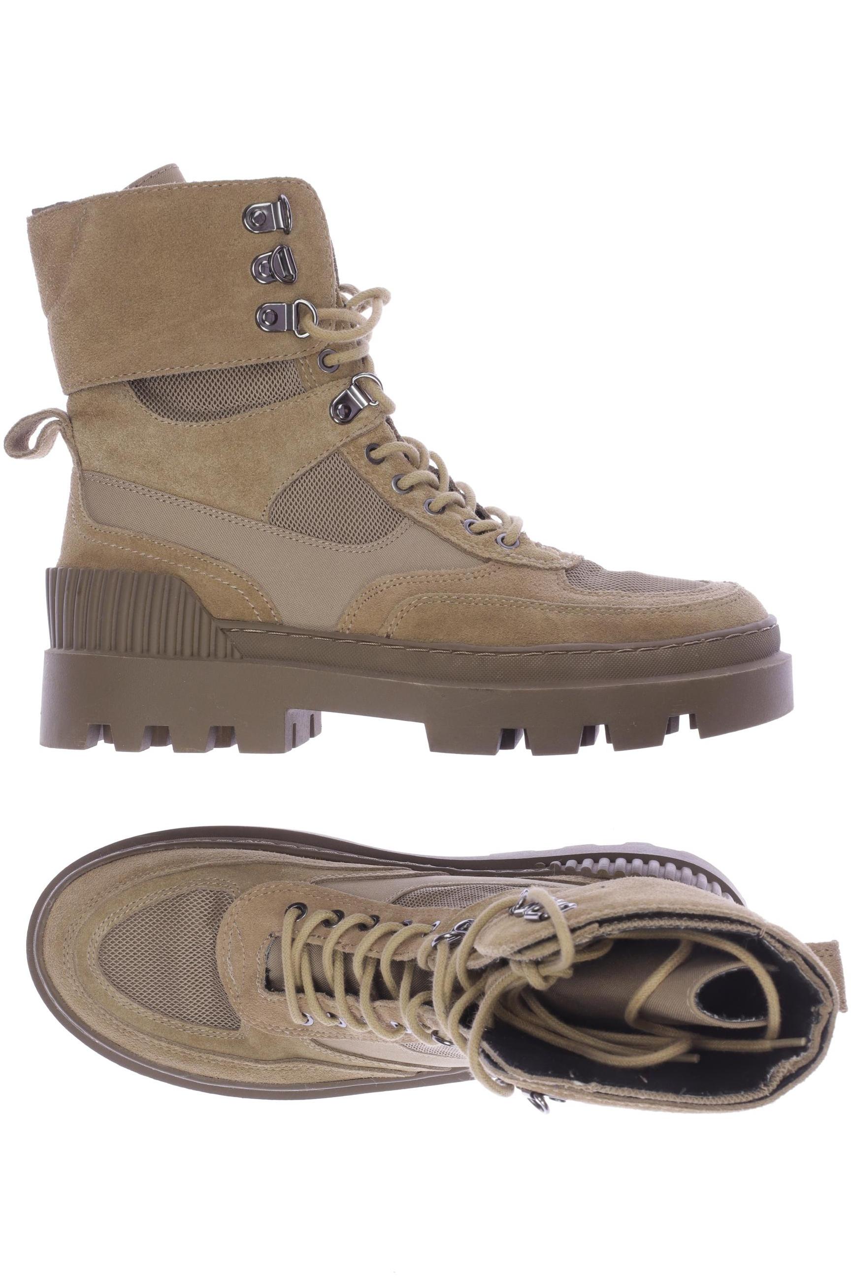 

ZARA Damen Stiefelette, braun