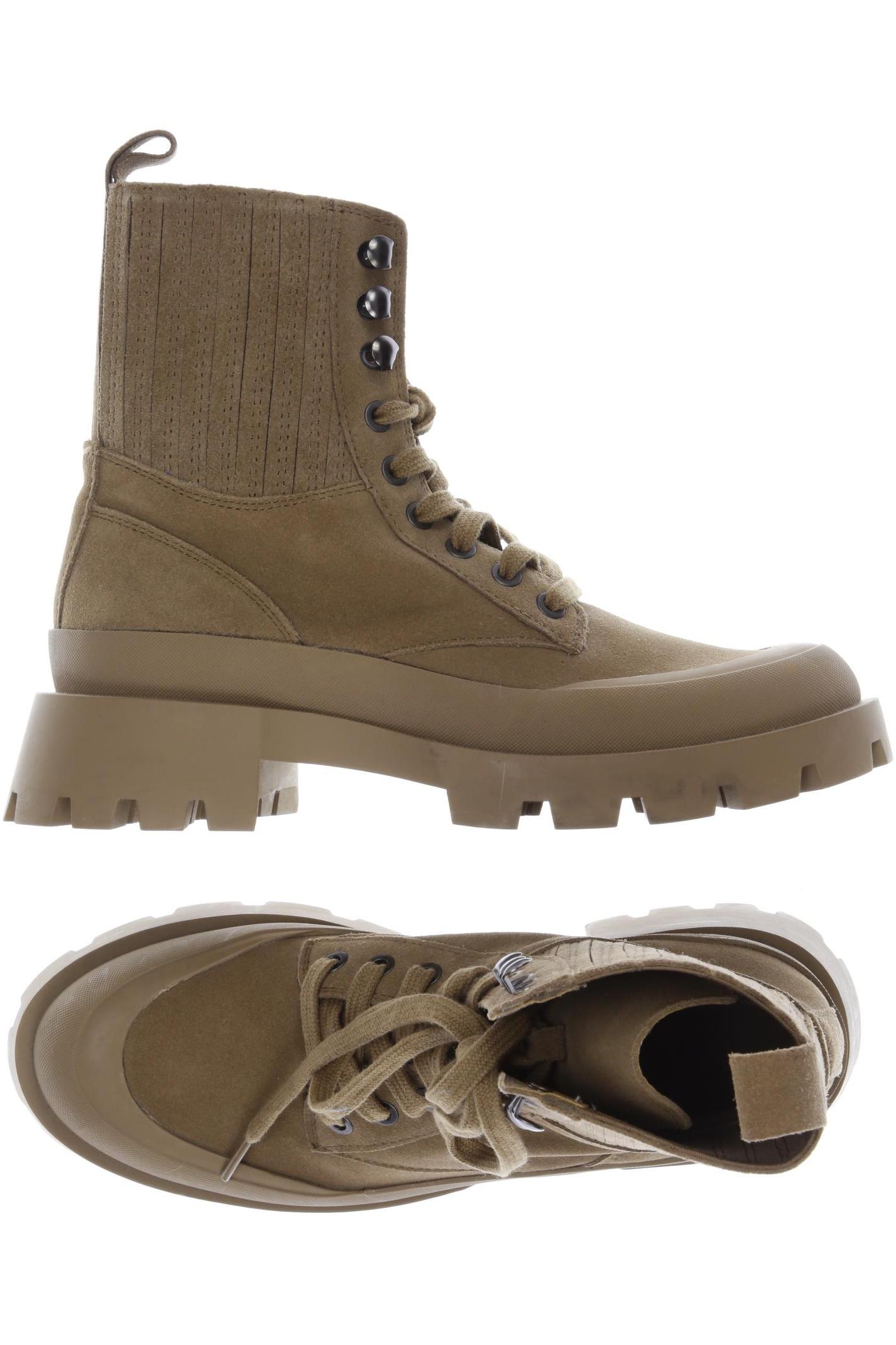 

Zara Damen Stiefelette, beige, Gr. 37