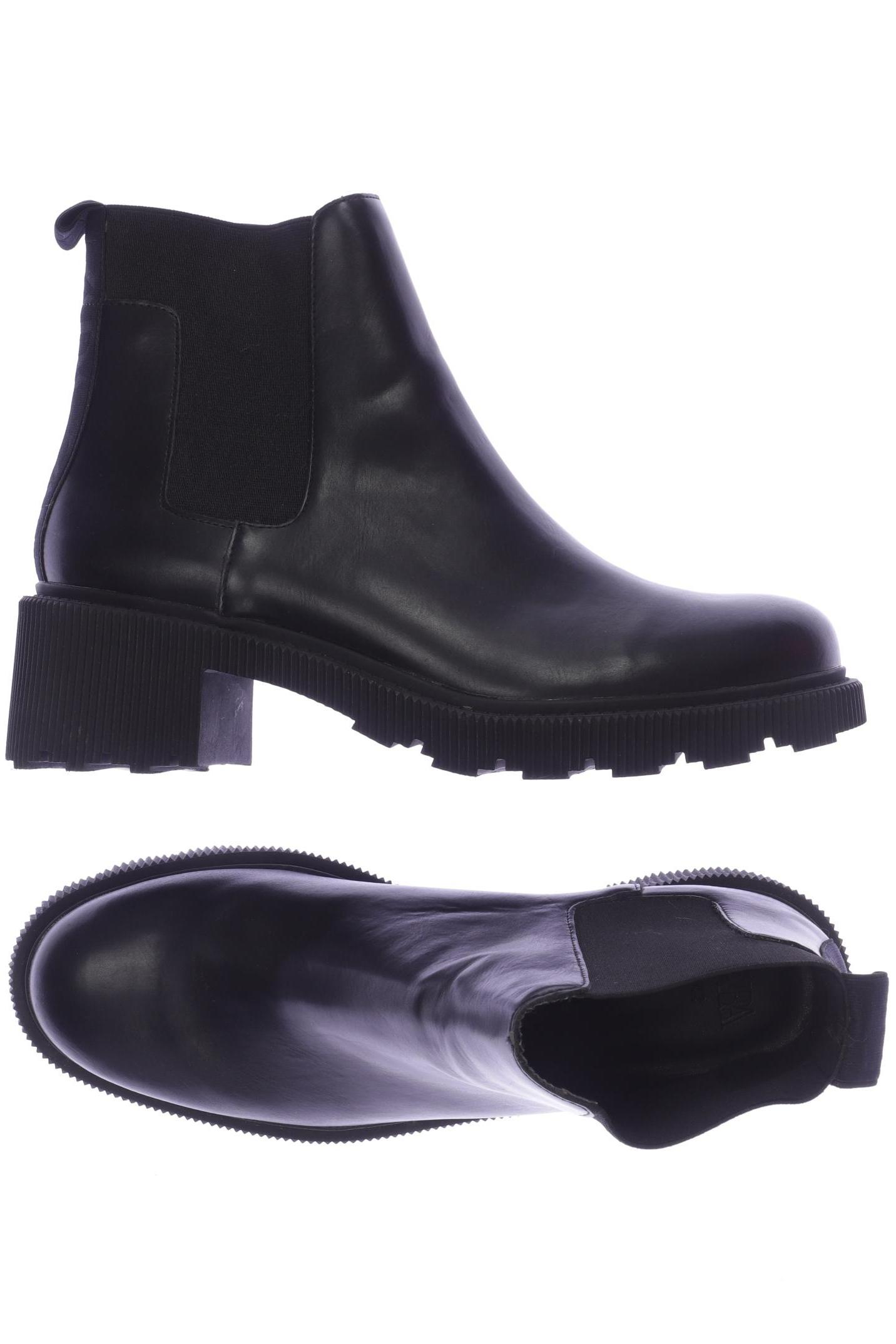 

ZARA Damen Stiefelette, schwarz