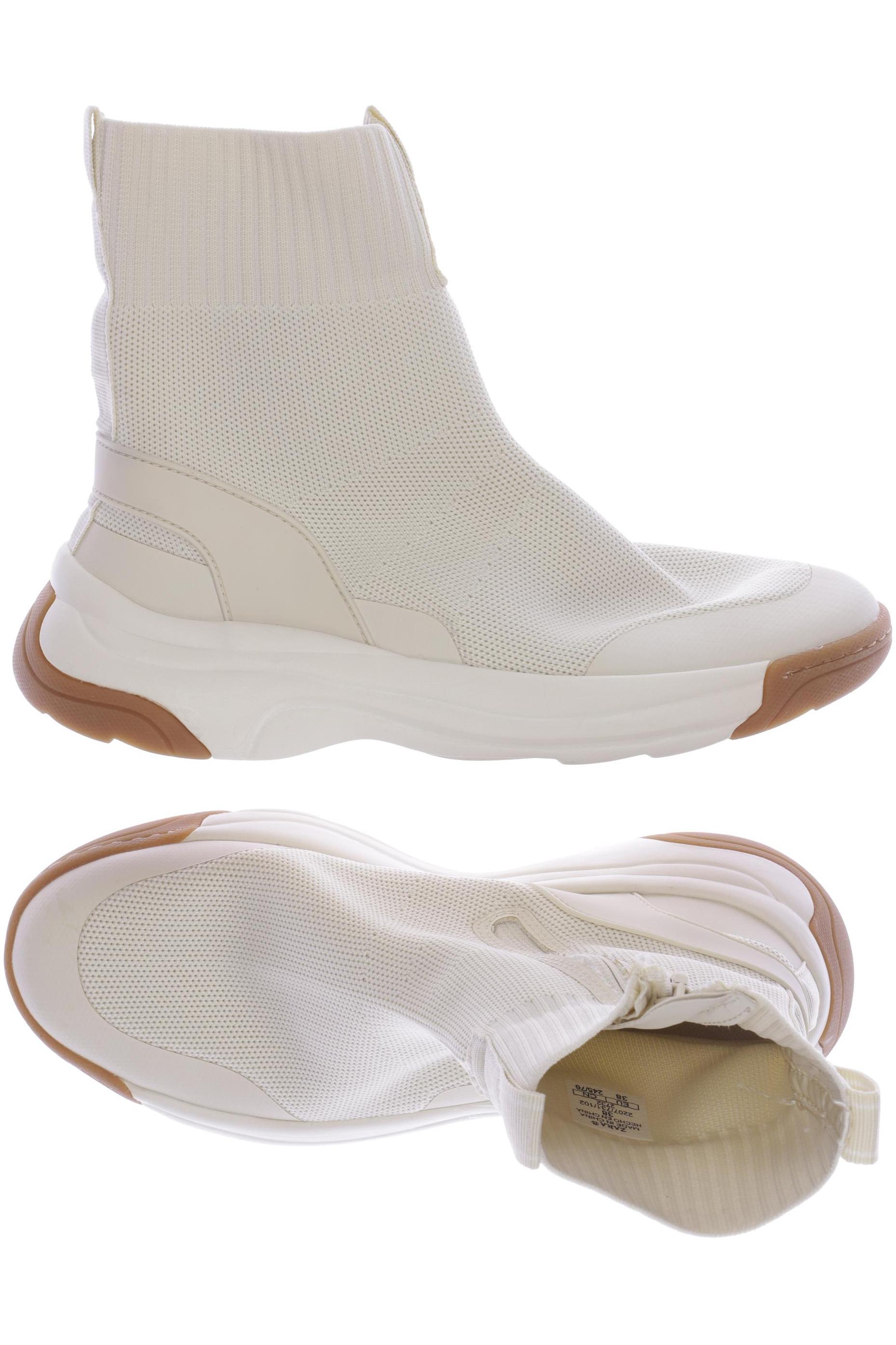 

Zara Damen Stiefelette, cremeweiß, Gr. 38