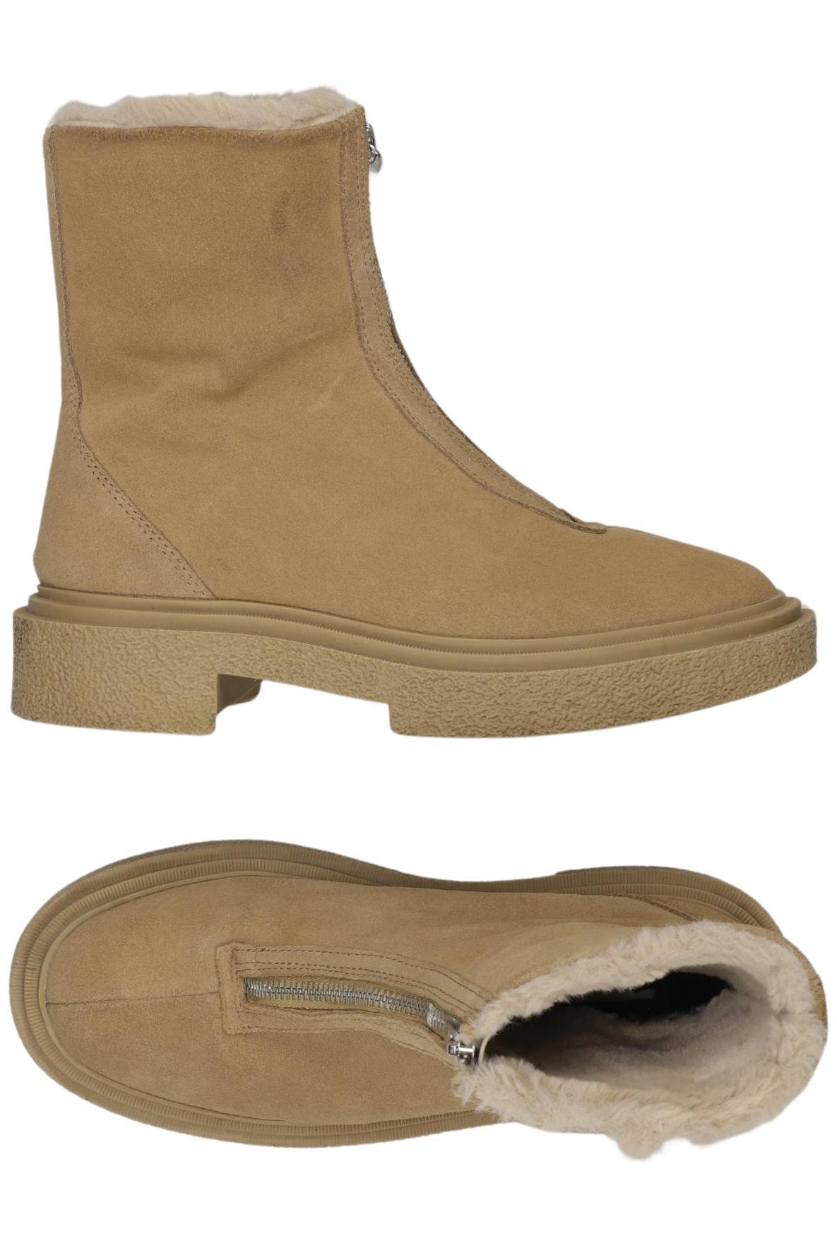 

Zara Damen Stiefelette, beige, Gr. 36