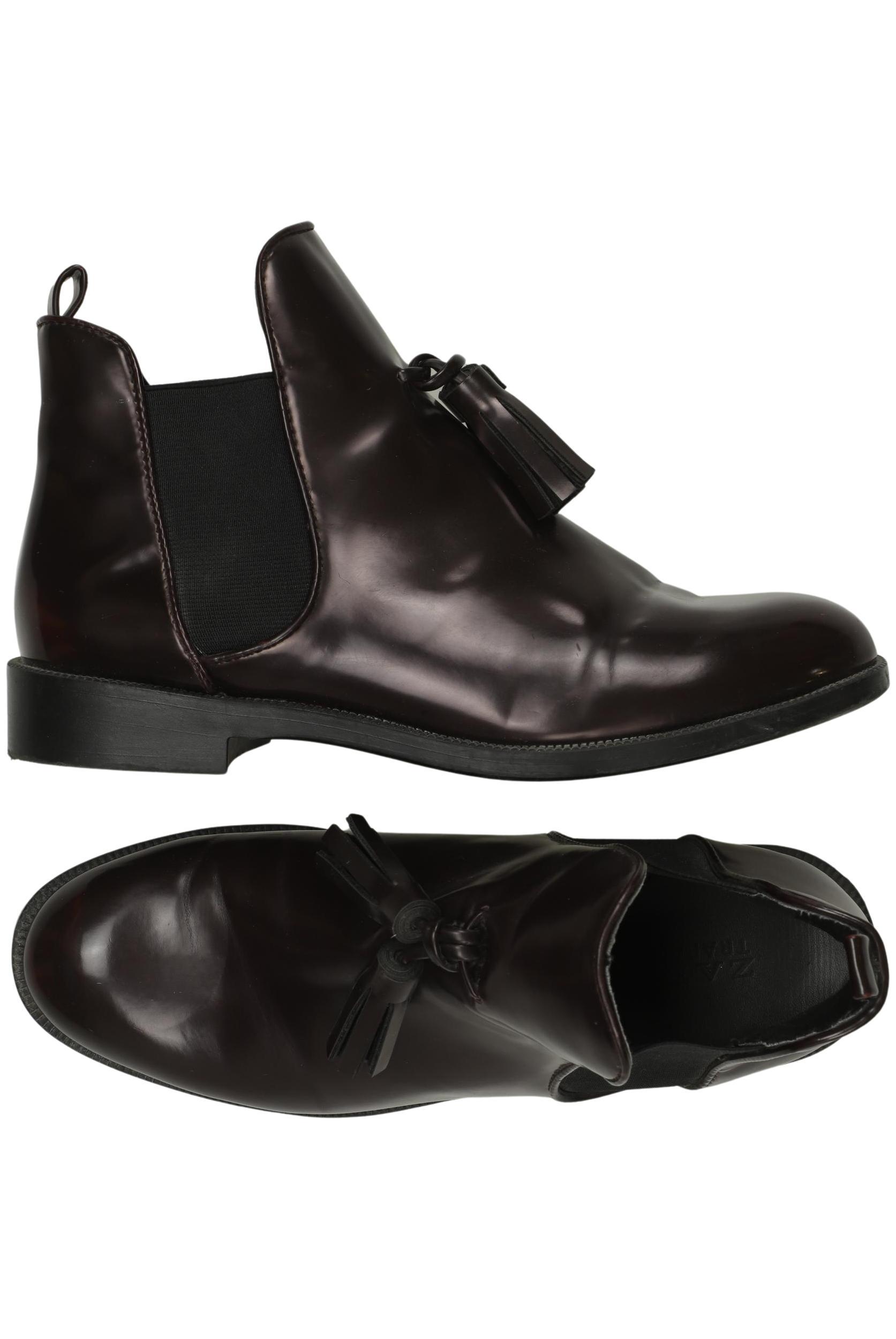 

Zara Damen Stiefelette, bordeaux, Gr. 38