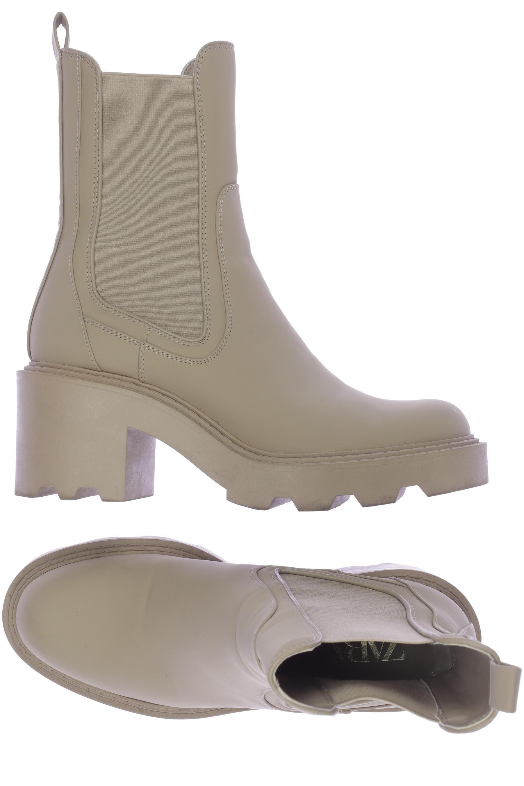 

Zara Damen Stiefelette, beige, Gr. 40