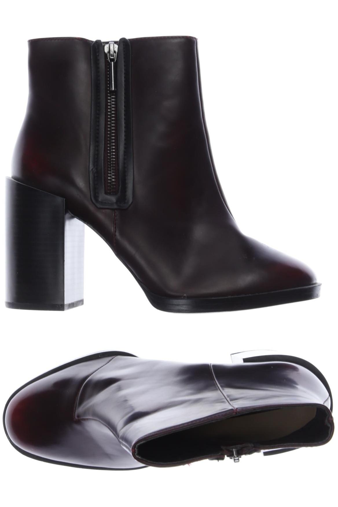 

Zara Damen Stiefelette, bordeaux, Gr. 38