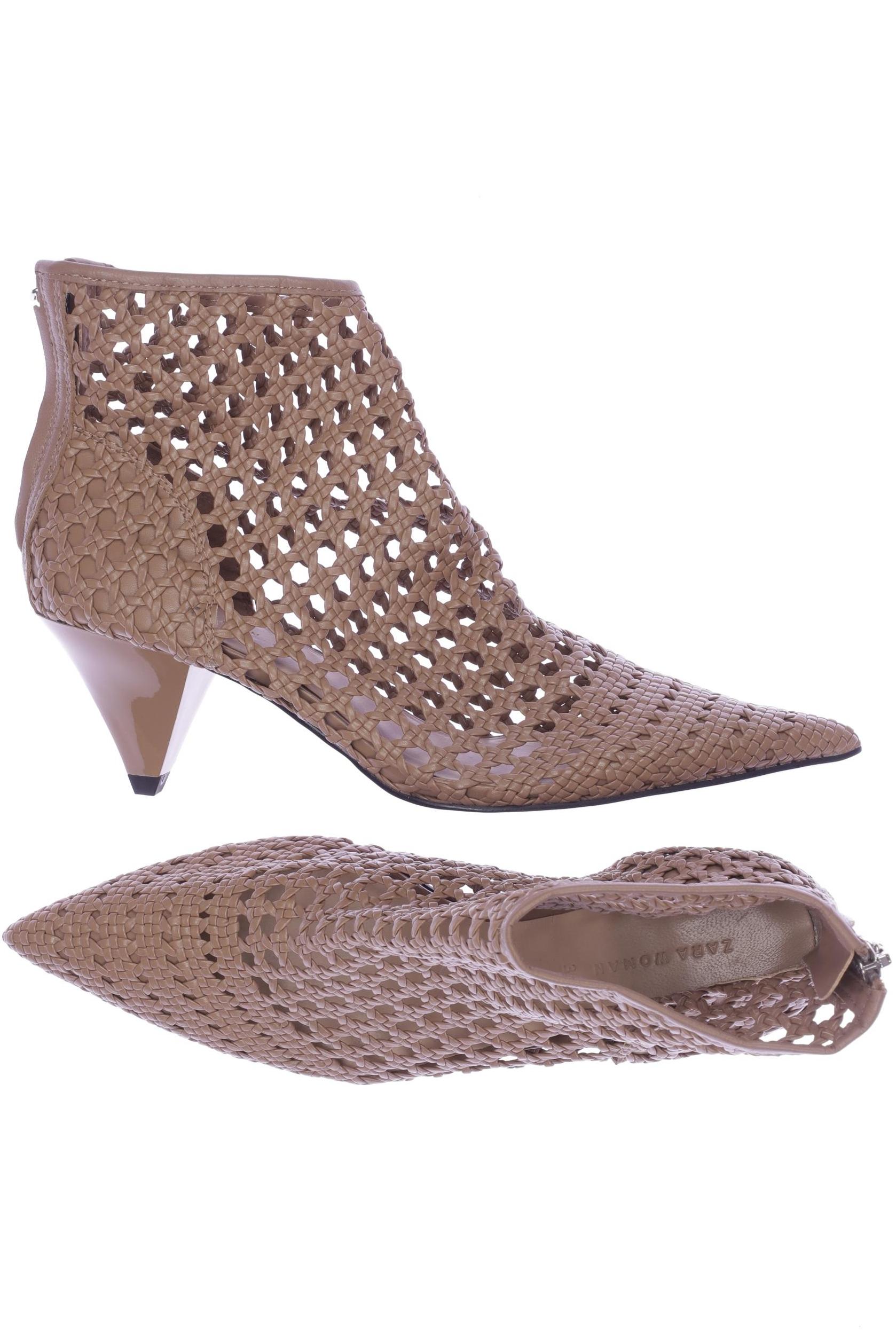 

Zara Damen Stiefelette, beige, Gr. 39