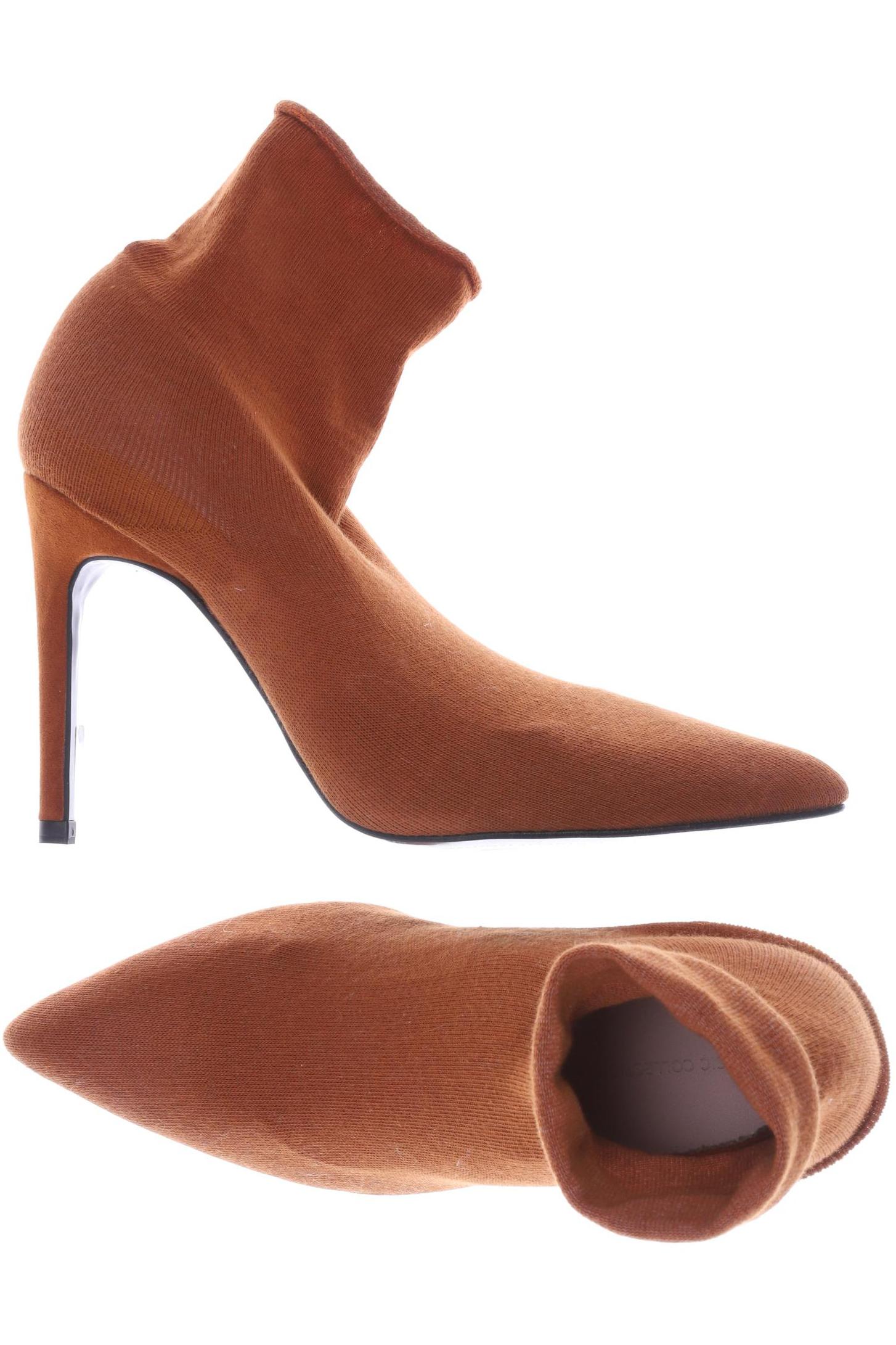 

ZARA Damen Stiefelette, orange