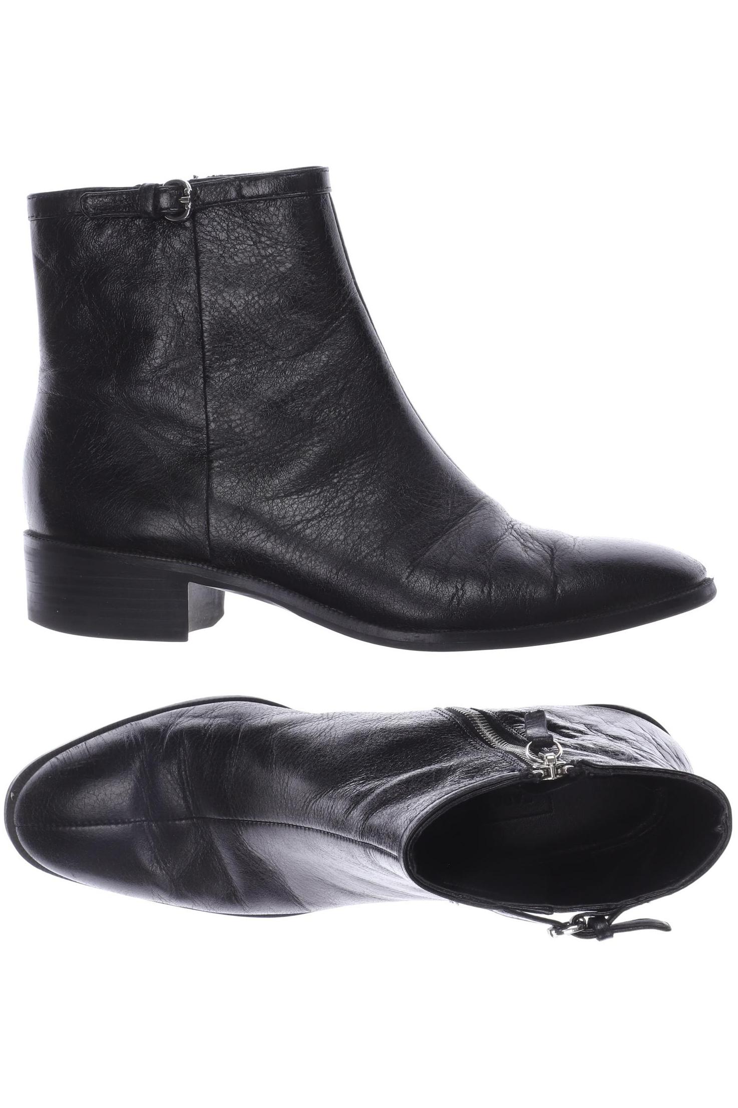 

ZARA Damen Stiefelette, schwarz