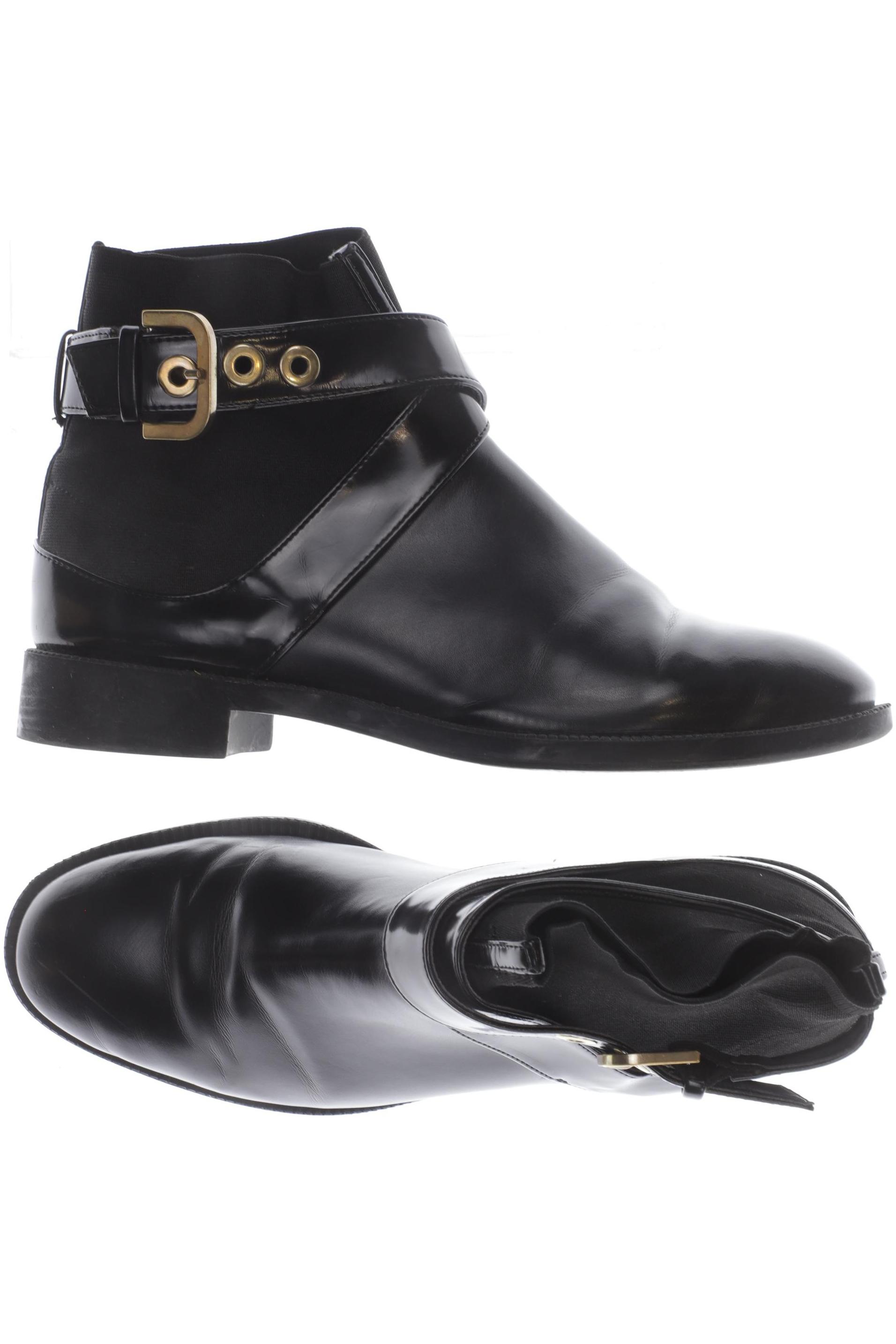 

ZARA Damen Stiefelette, schwarz