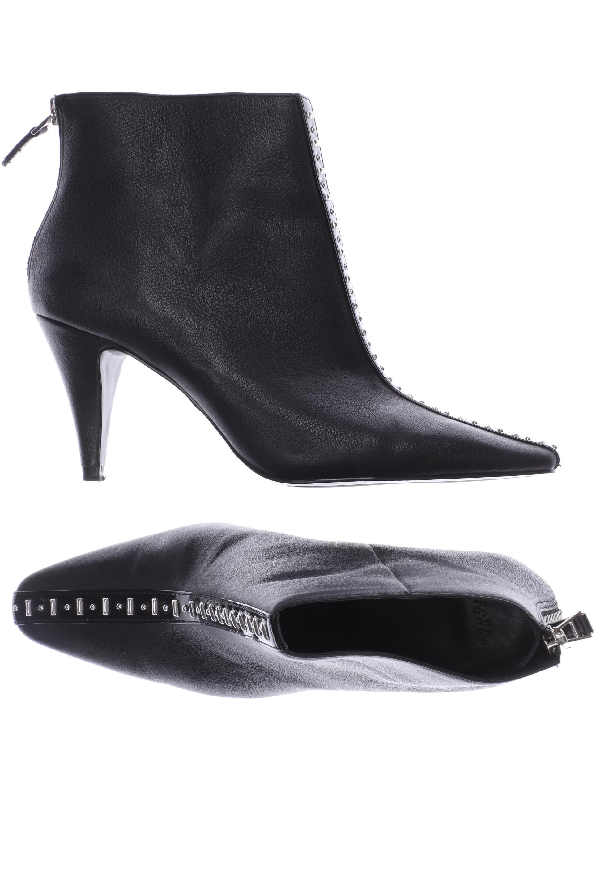 

ZARA Damen Stiefelette, schwarz