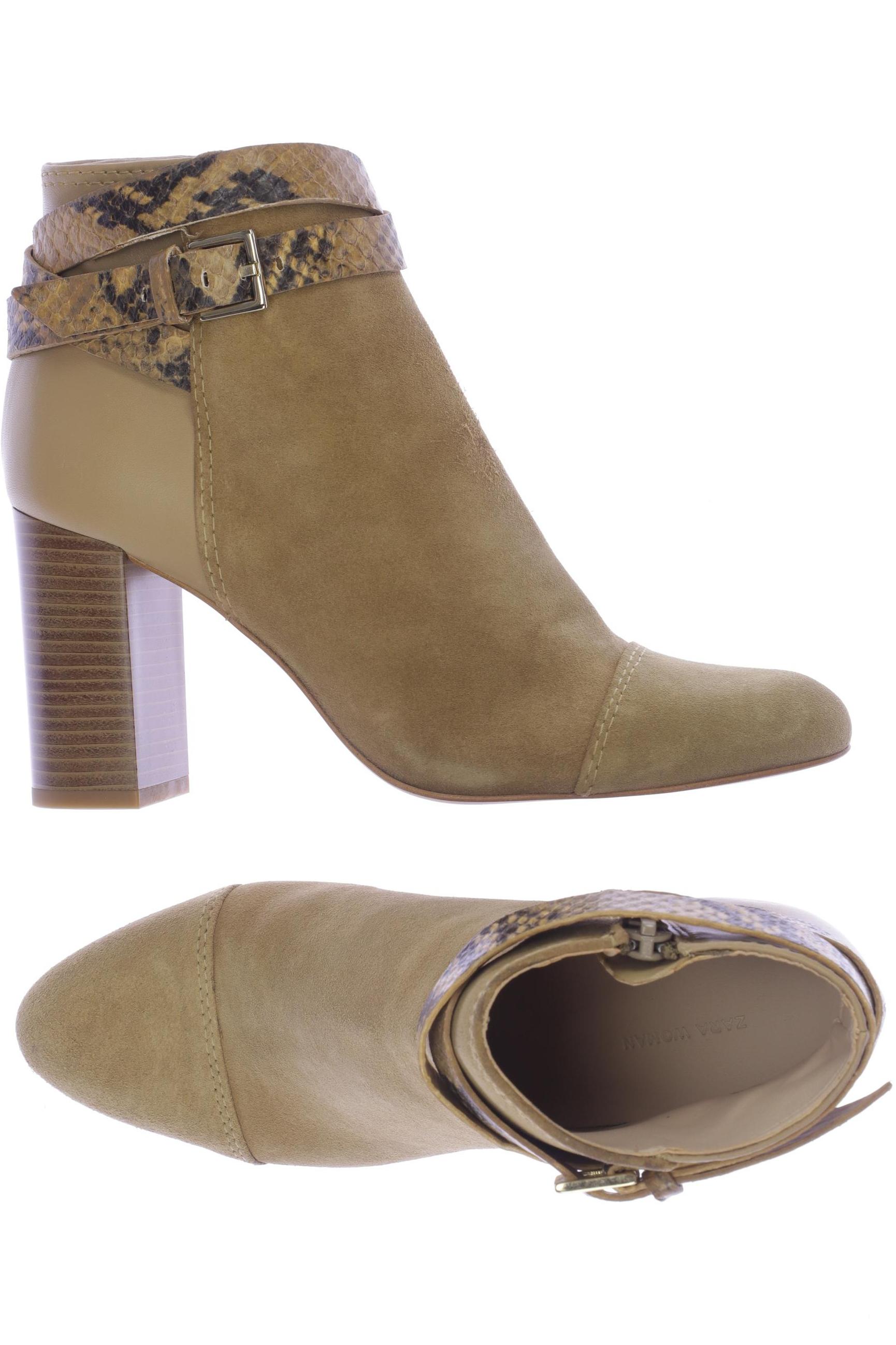 

Zara Damen Stiefelette, beige, Gr. 37