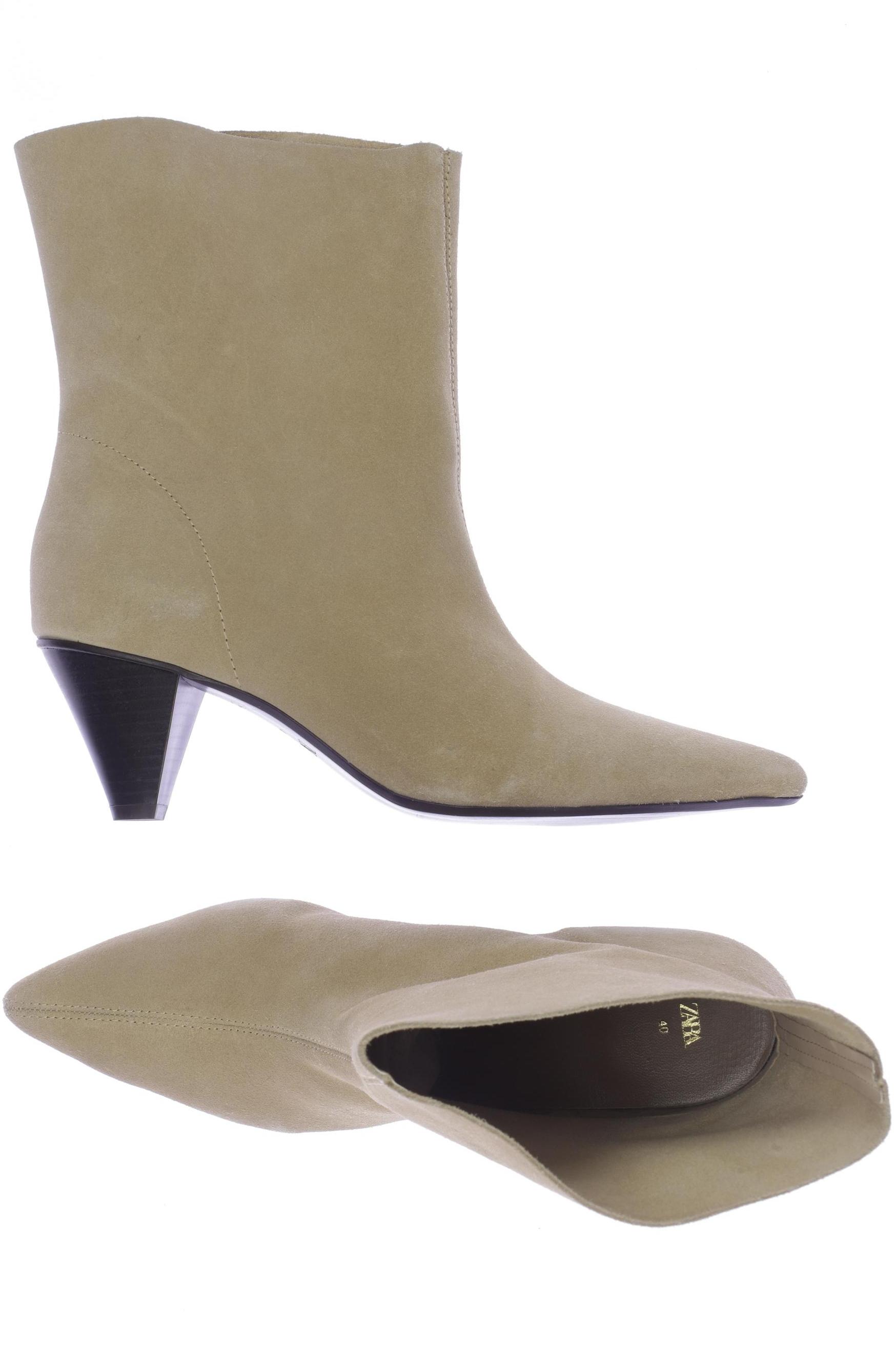 

Zara Damen Stiefelette, beige, Gr. 40