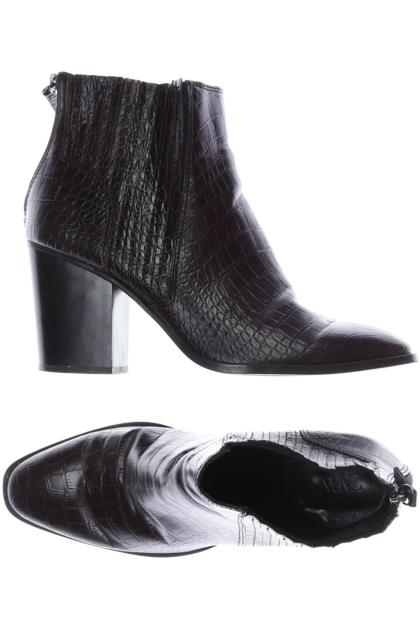 

Zara Damen Stiefelette, bordeaux, Gr. 40