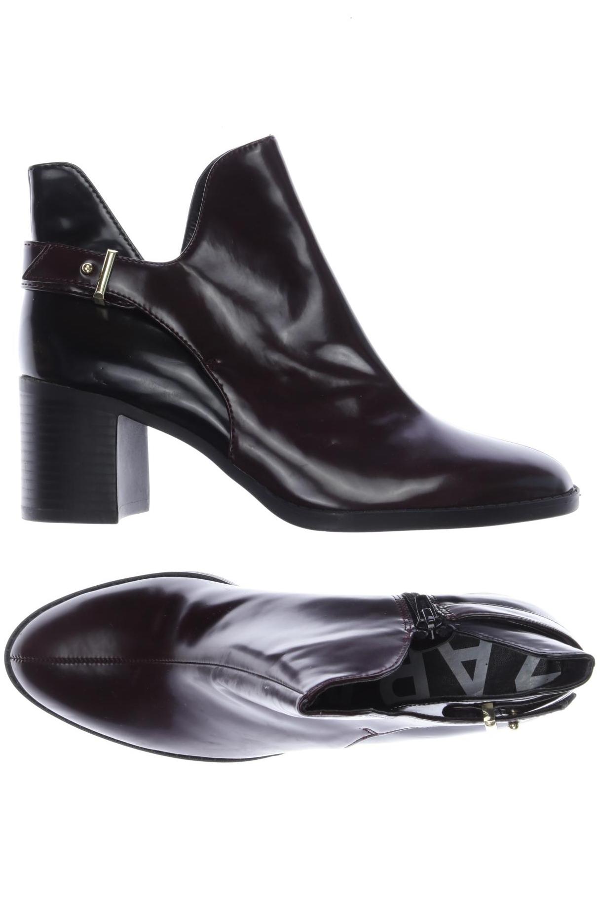 

Zara Damen Stiefelette, bordeaux, Gr. 37
