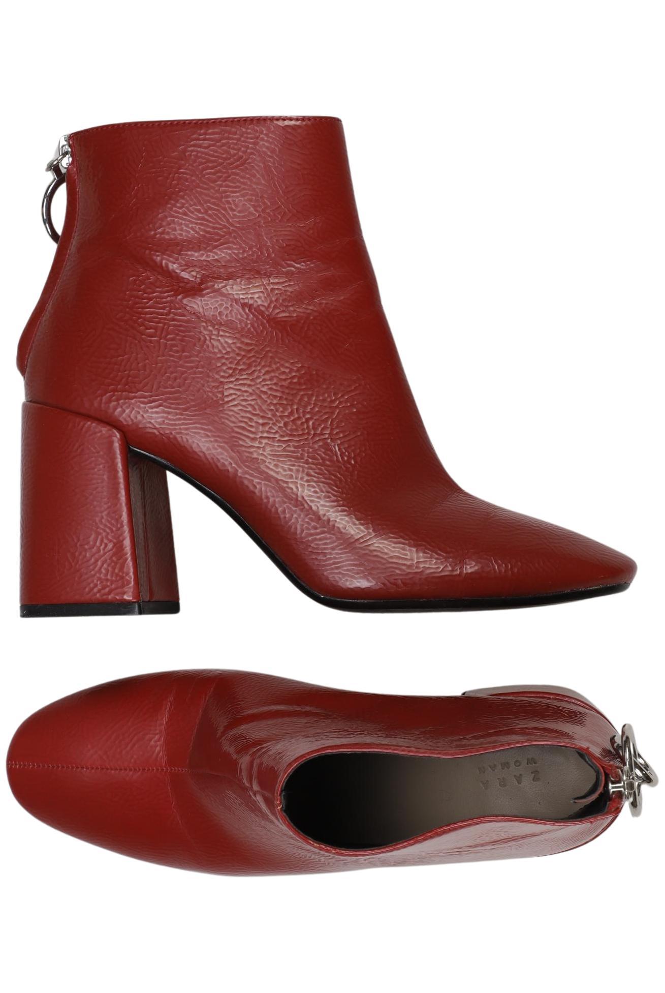 

Zara Damen Stiefelette, rot, Gr. 38