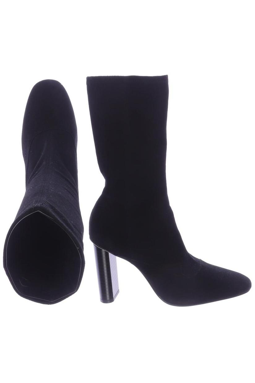 

ZARA Damen Stiefelette, schwarz