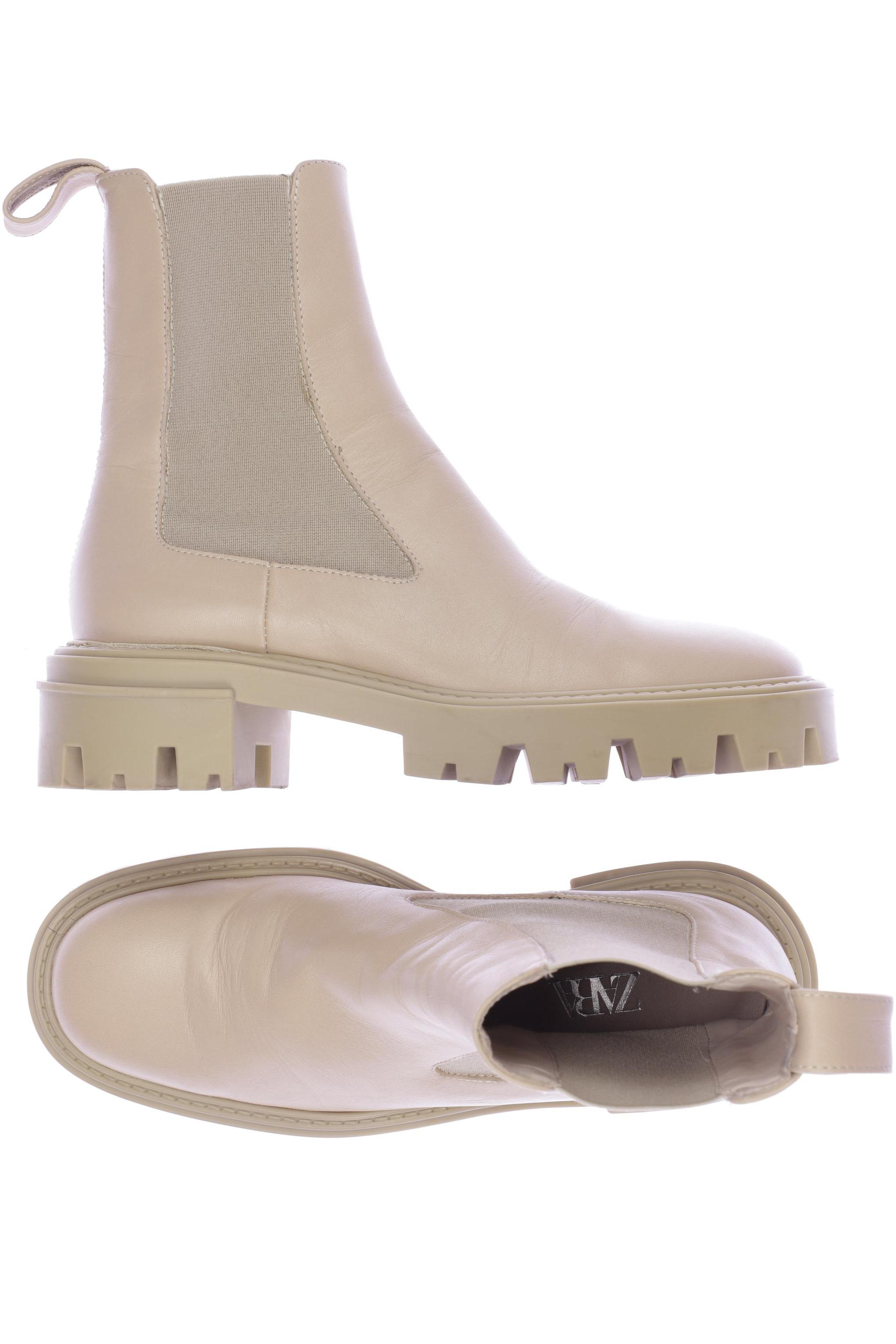 

Zara Damen Stiefelette, beige, Gr. 36