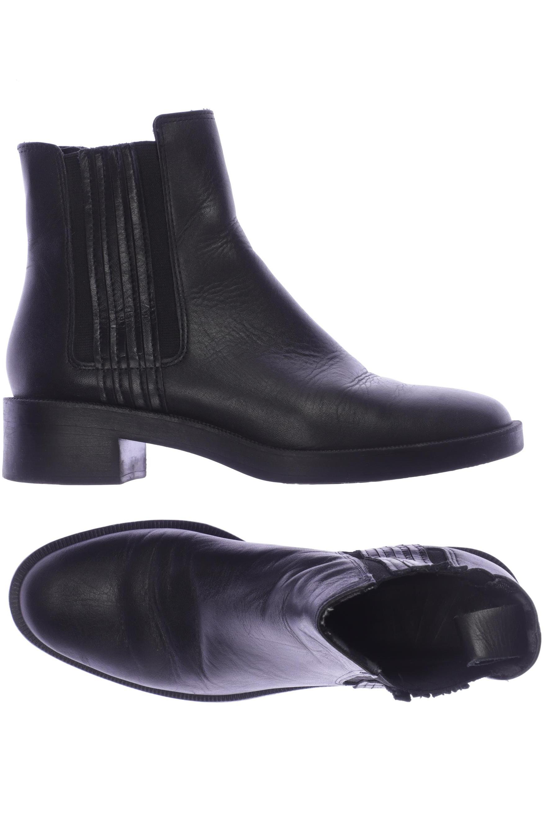 

ZARA Damen Stiefelette, schwarz