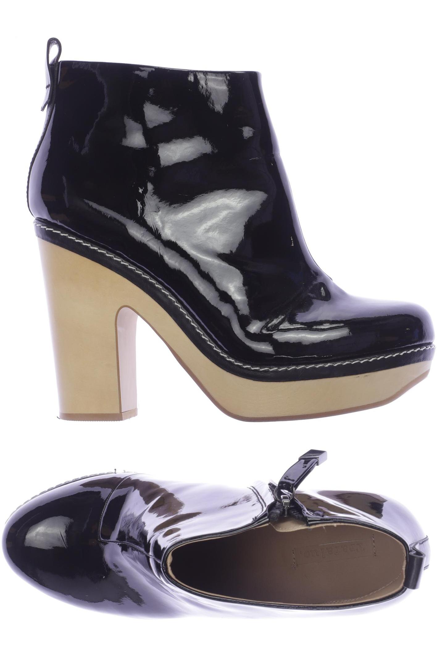 

ZARA Damen Stiefelette, schwarz