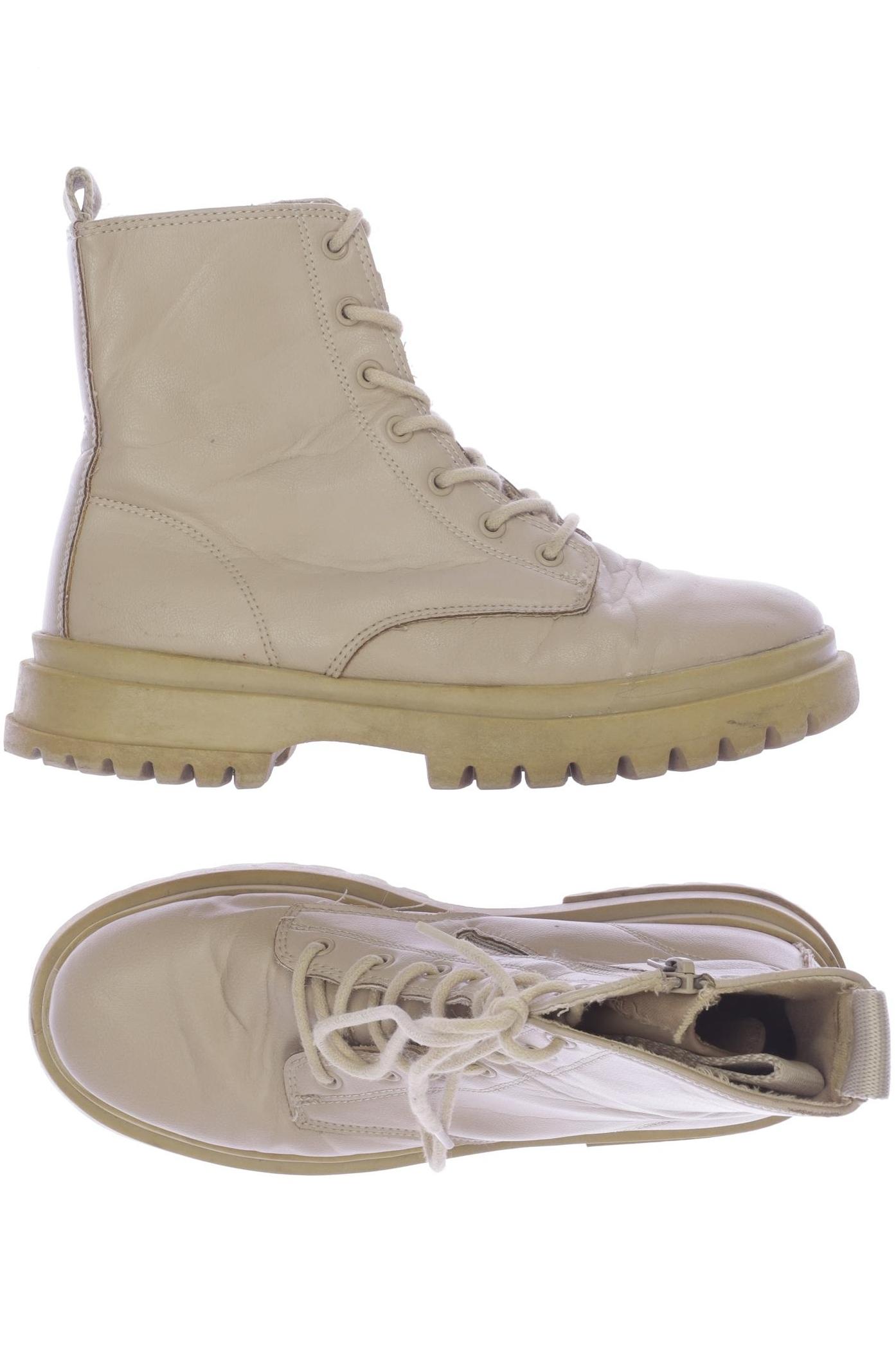 

Zara Damen Stiefelette, beige, Gr. 37