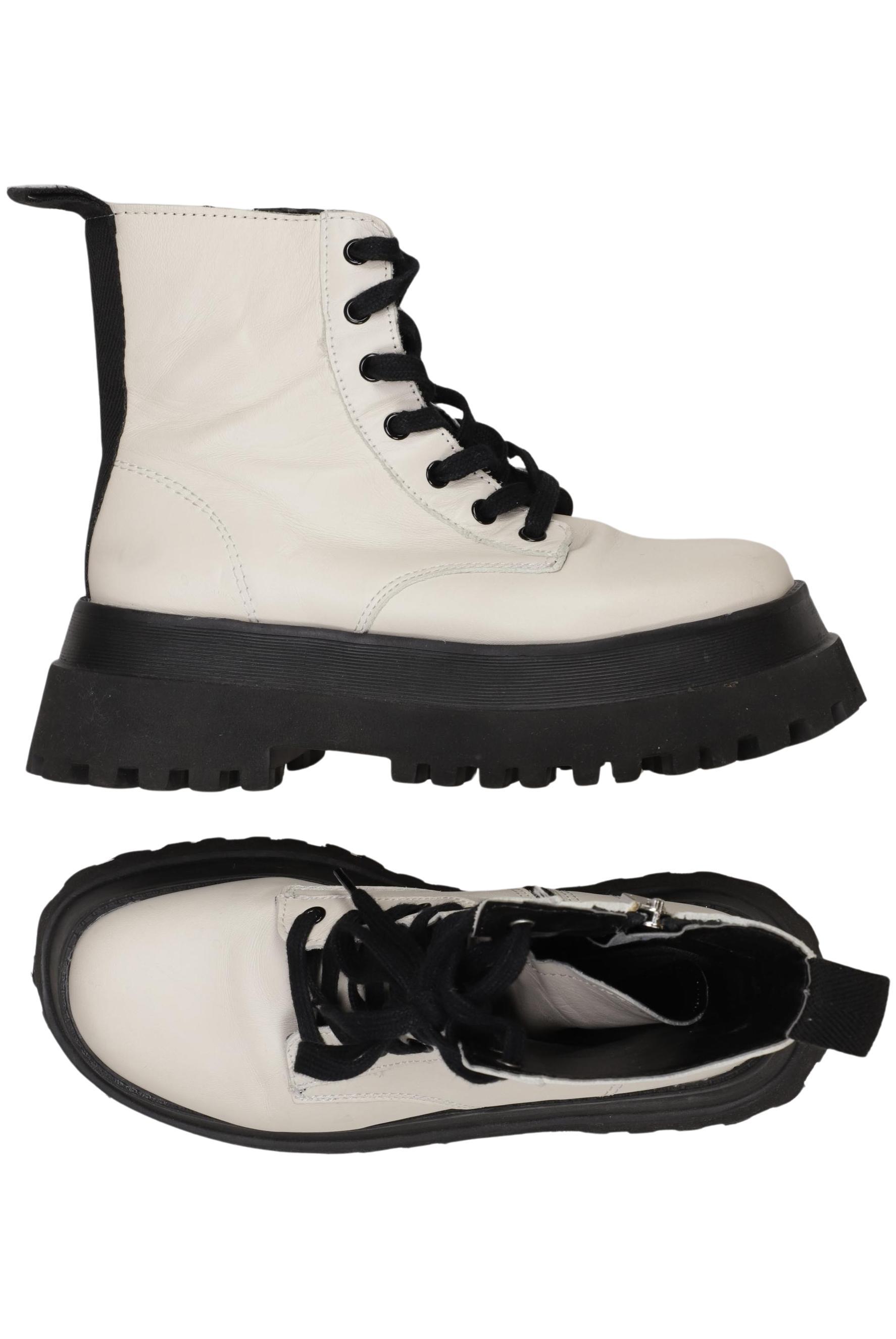 

Zara Damen Stiefelette, cremeweiß, Gr. 36